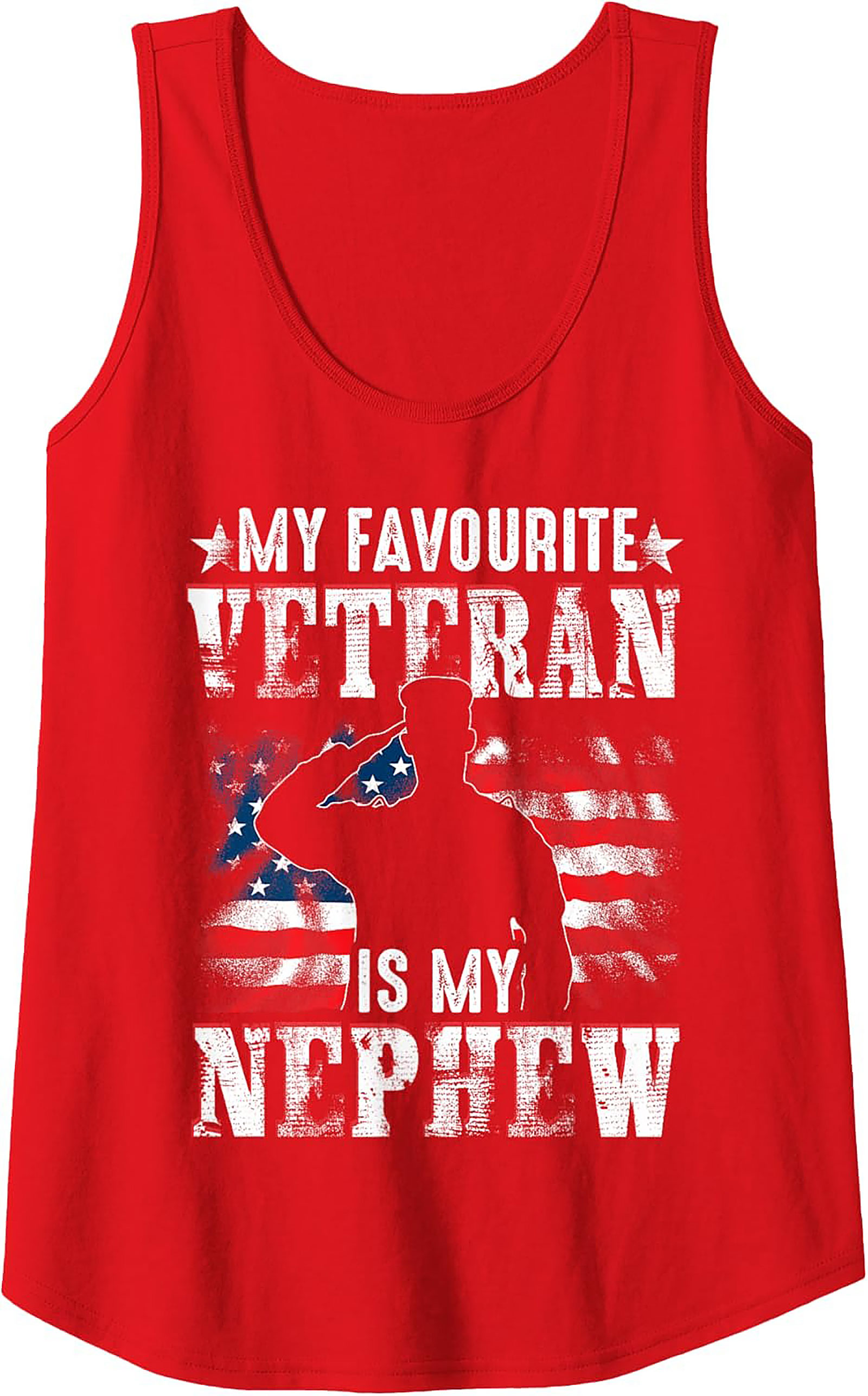 Veteran Nephew Graphic Tank | Military Sleeveless Shirt