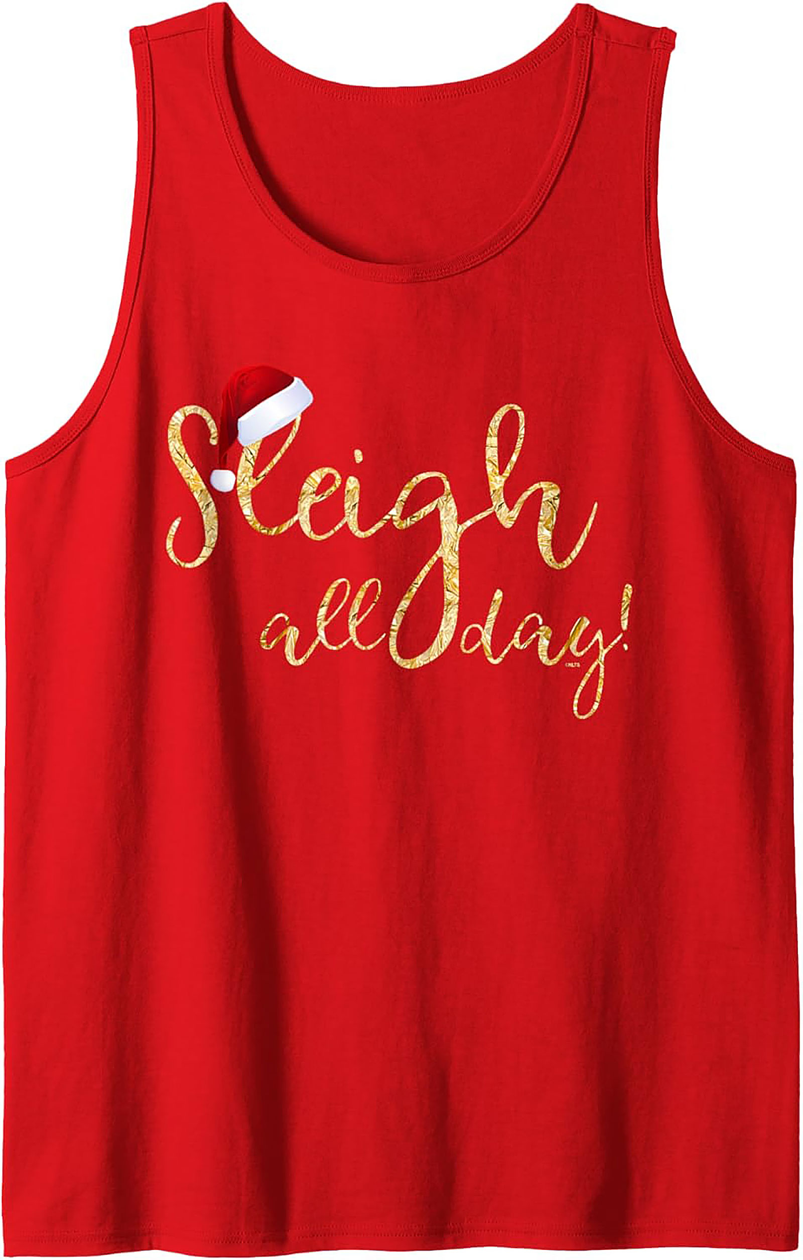Sleigh All Day! Christmas Graphic Tank Top Unisex Gift