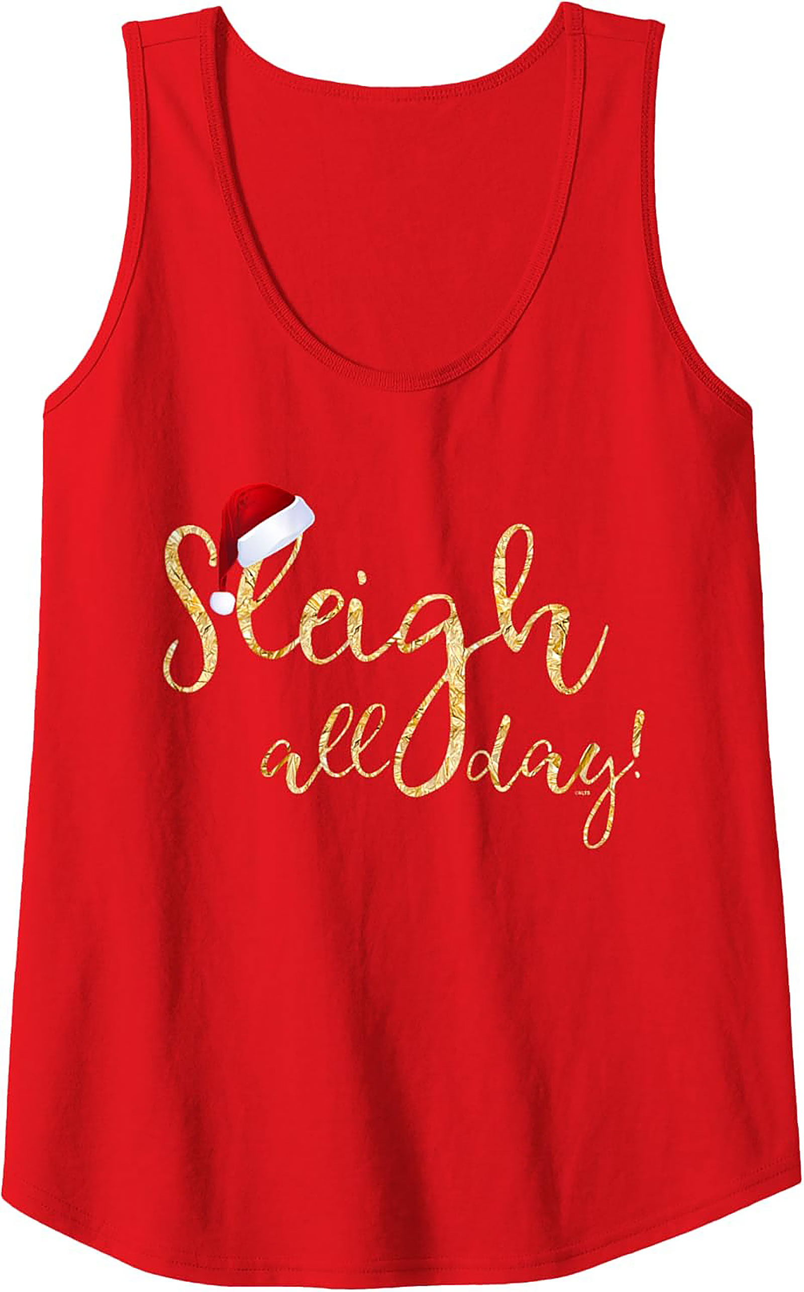 Sleigh All Day! Christmas Graphic Tank Top Unisex Gift