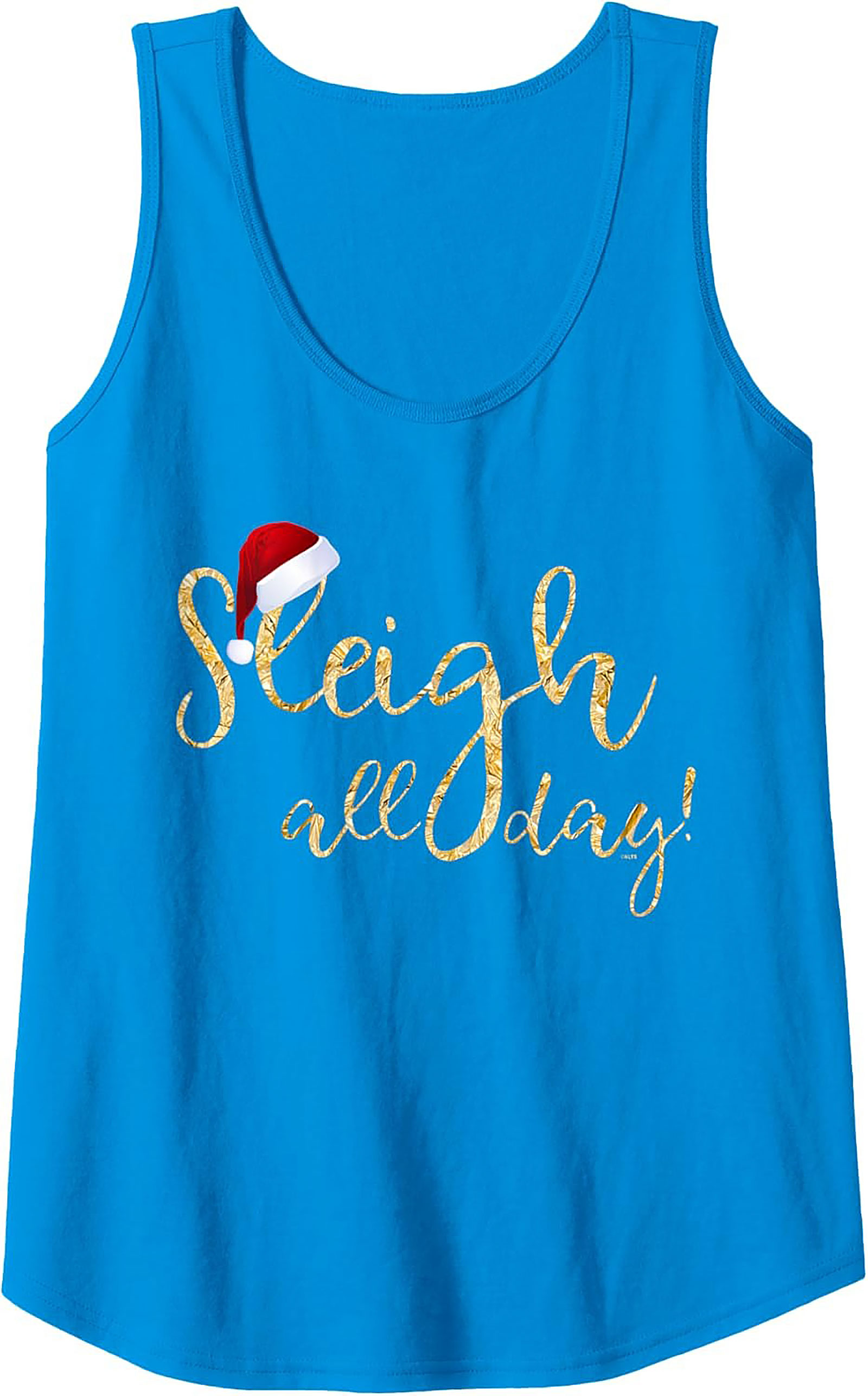 Sleigh All Day! Christmas Graphic Tank Top Unisex Gift