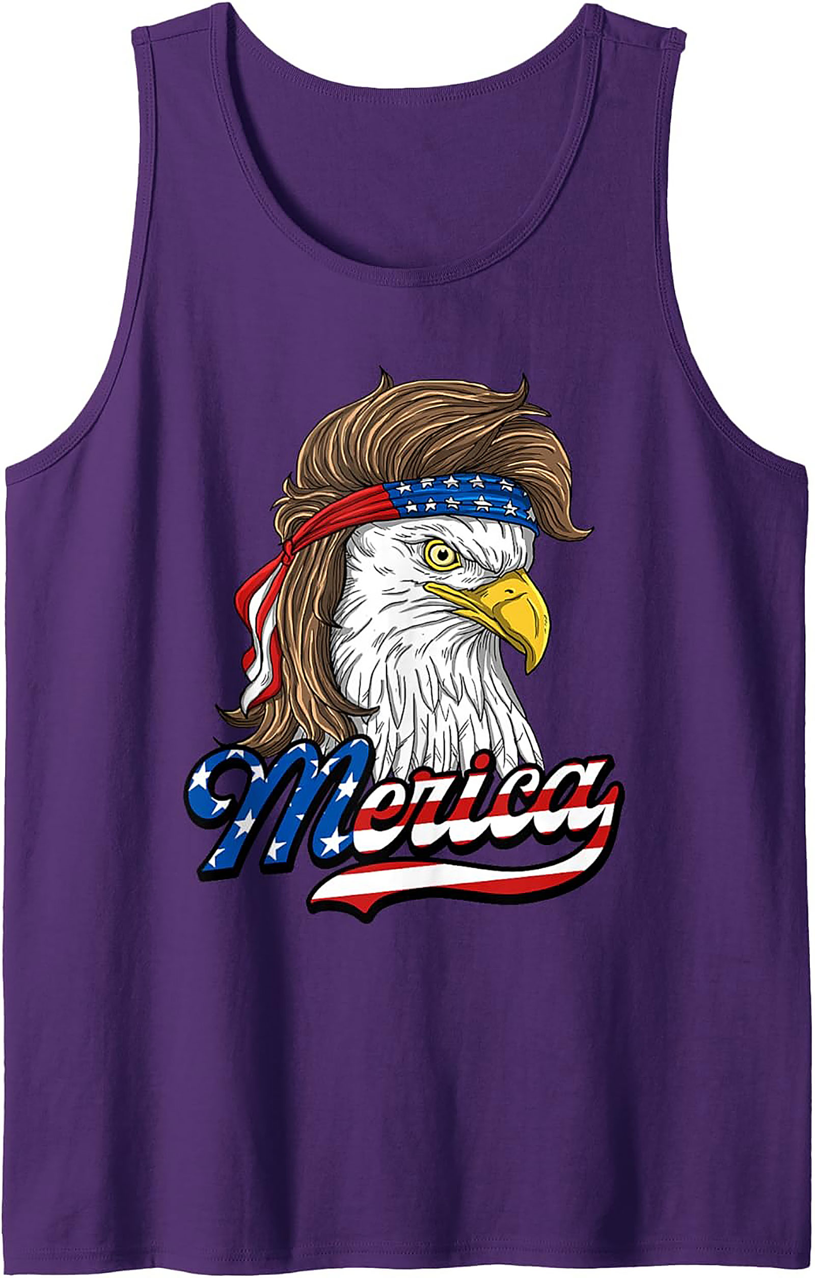 Merica Mullet Eagle Tank Top | Patriotic Graphic Tank