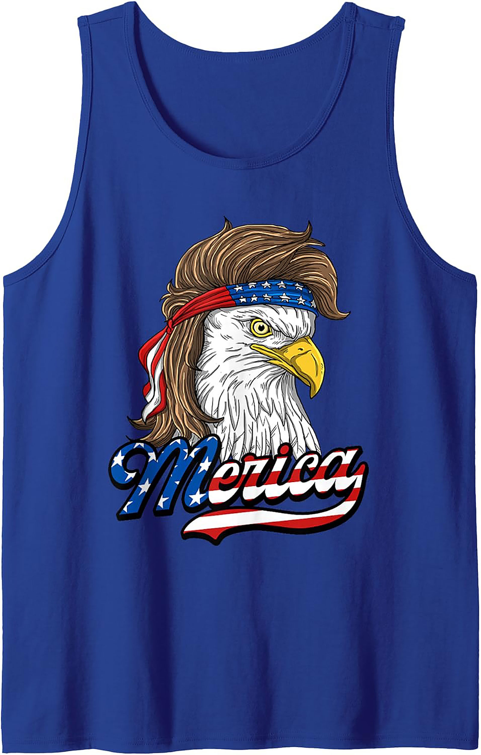 Merica Mullet Eagle Tank Top | Patriotic Graphic Tank