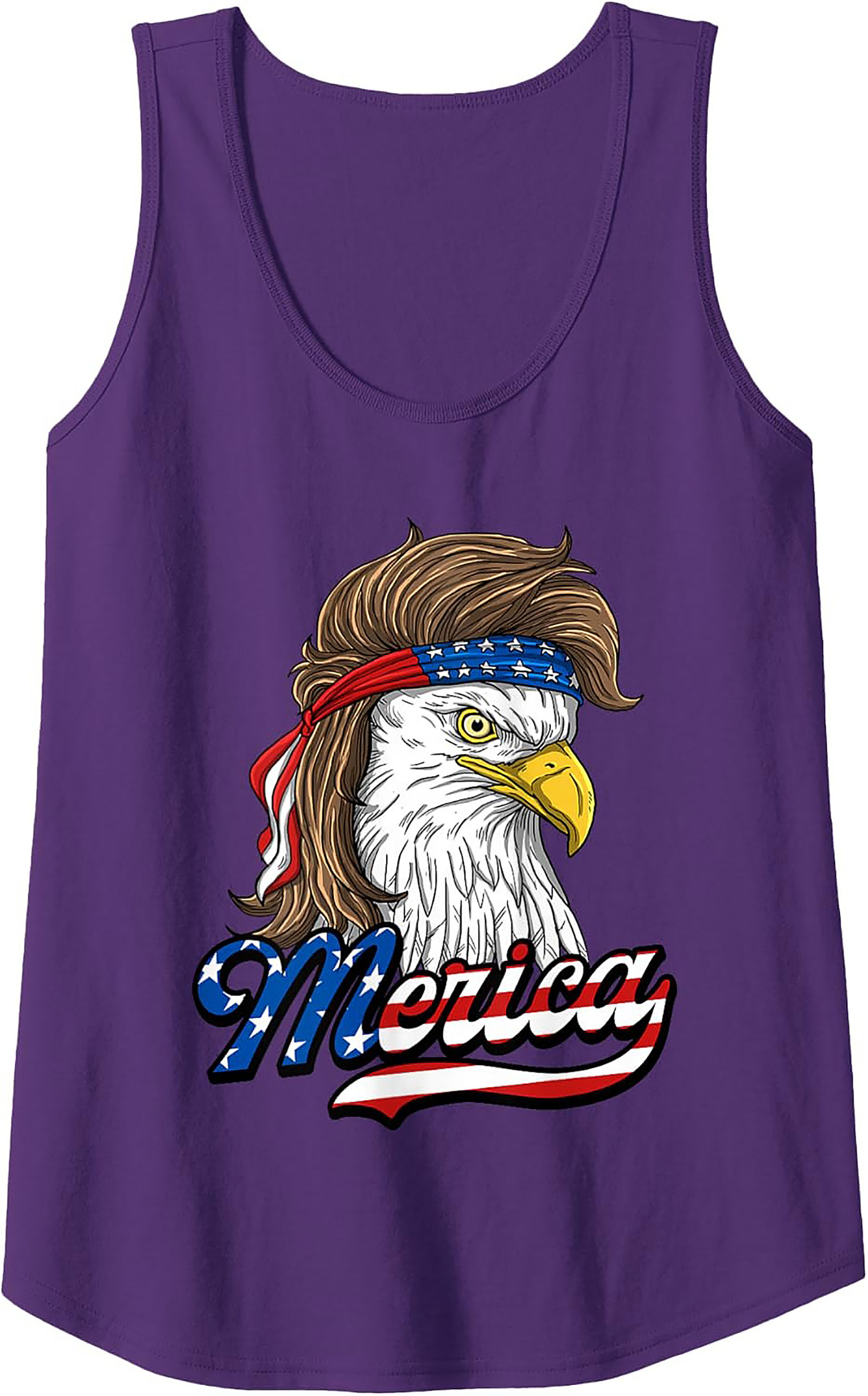 Merica Mullet Eagle Tank Top | Patriotic Graphic Tank