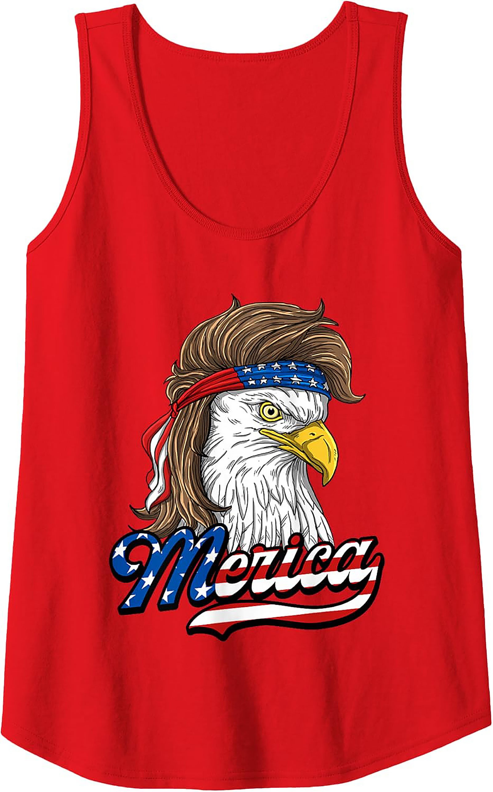 Merica Mullet Eagle Tank Top | Patriotic Graphic Tank