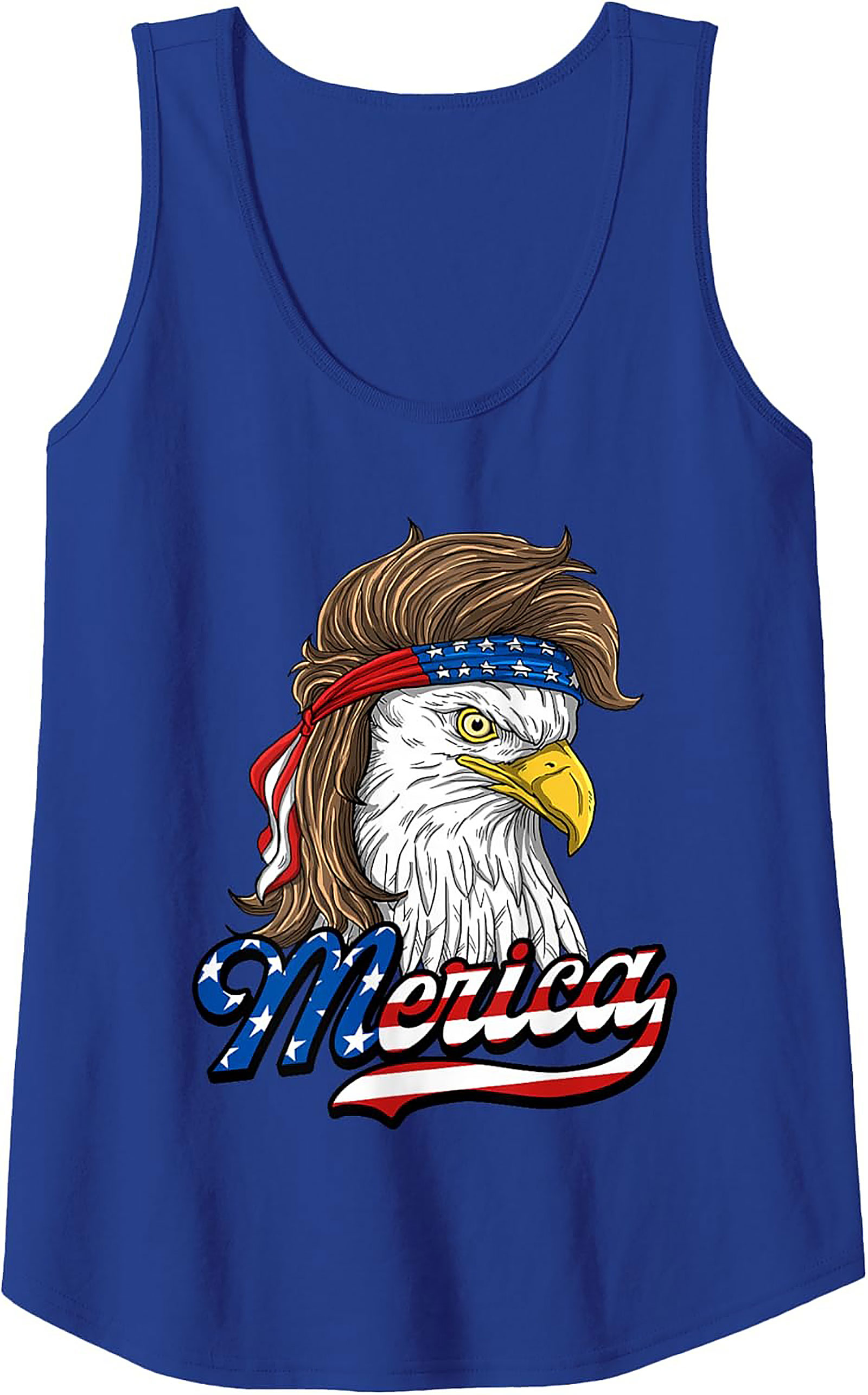 Merica Mullet Eagle Tank Top | Patriotic Graphic Tank