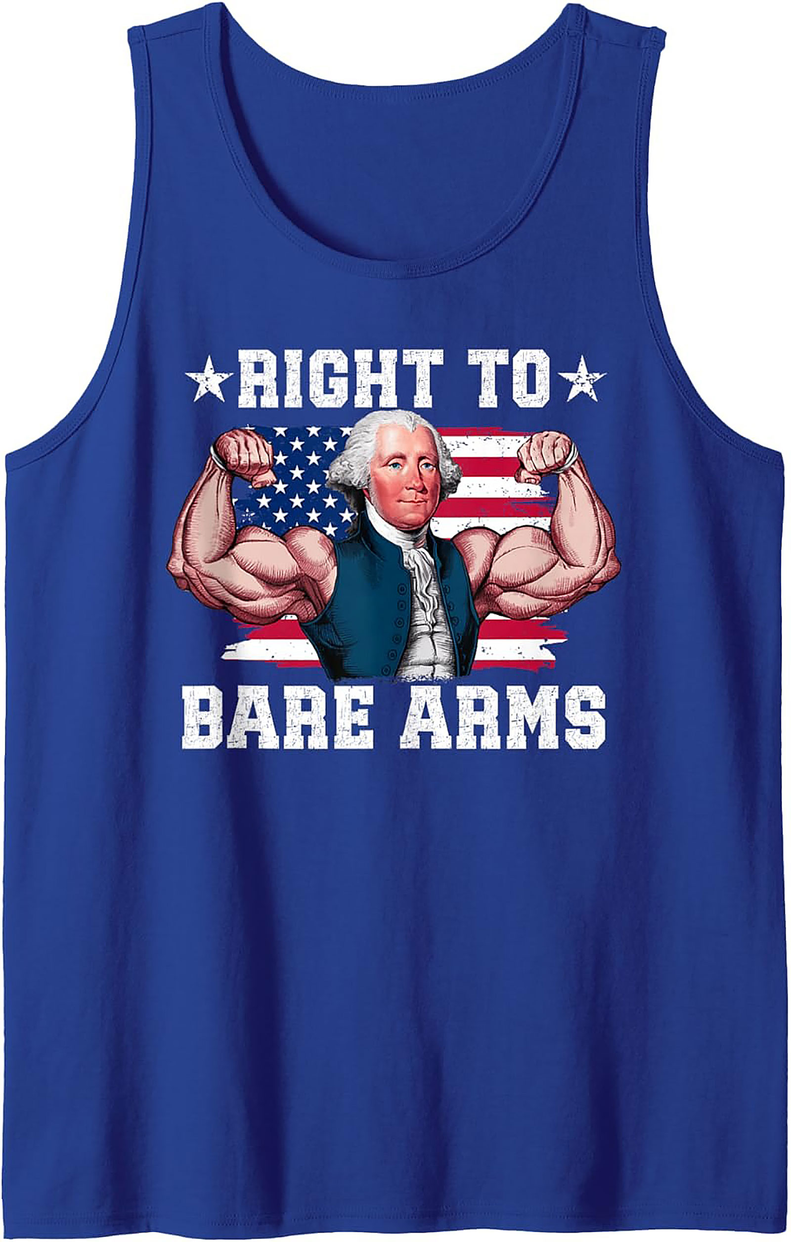 Right to Bare Arms Graphic Tank | Patriotic Sleeveless Shirt
