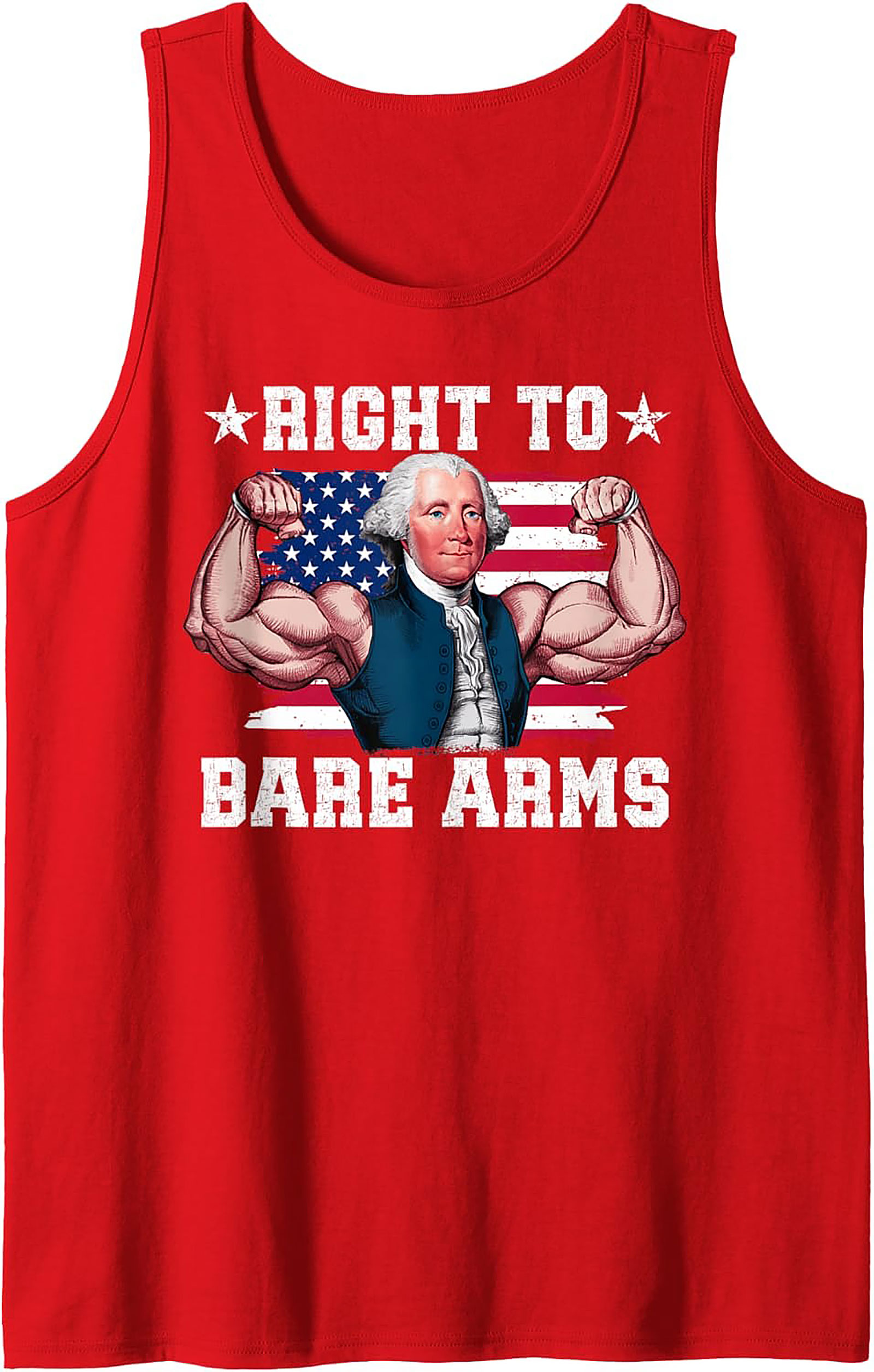 Right to Bare Arms Graphic Tank | Patriotic Sleeveless Shirt