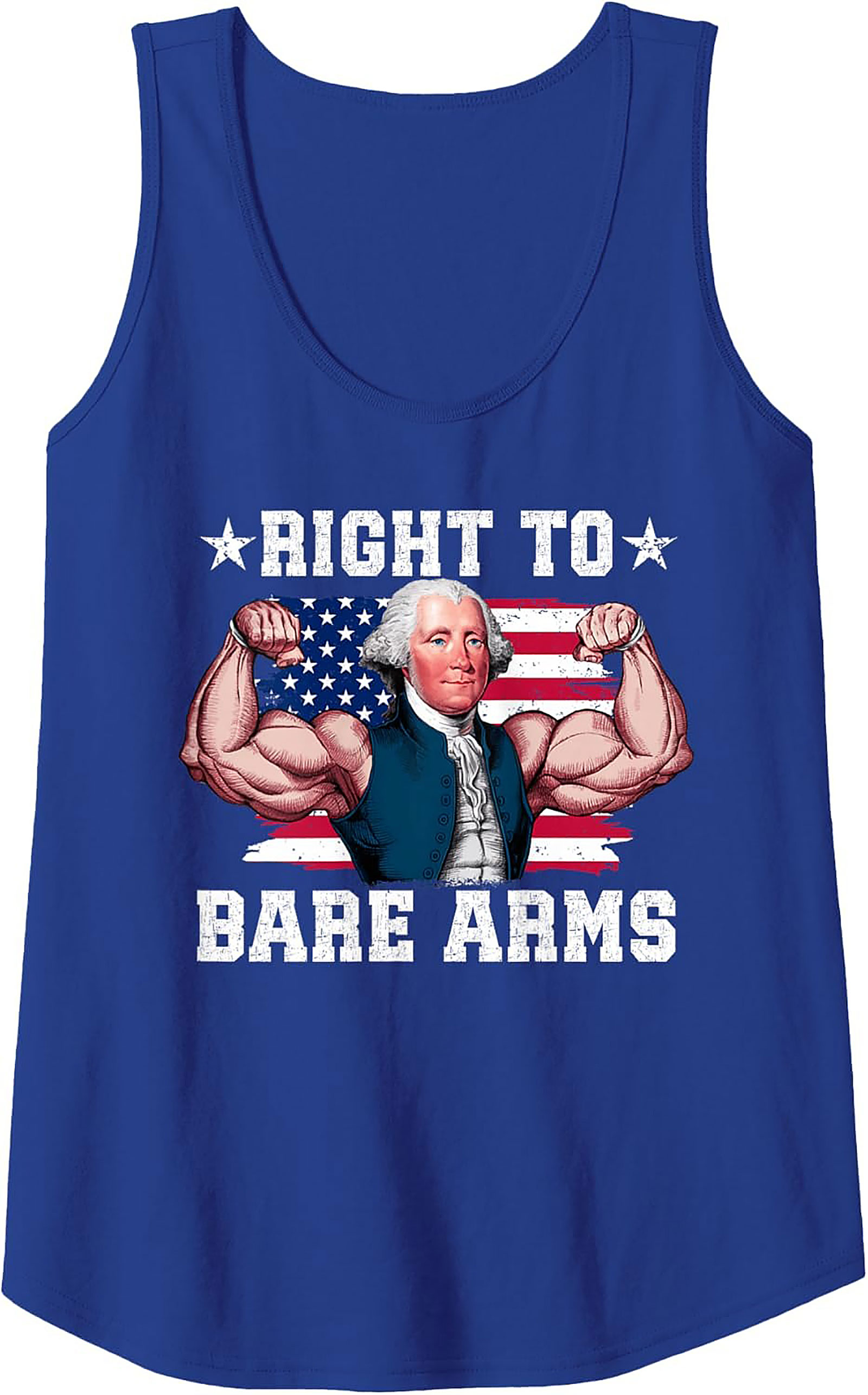 Right to Bare Arms Graphic Tank | Patriotic Sleeveless Shirt