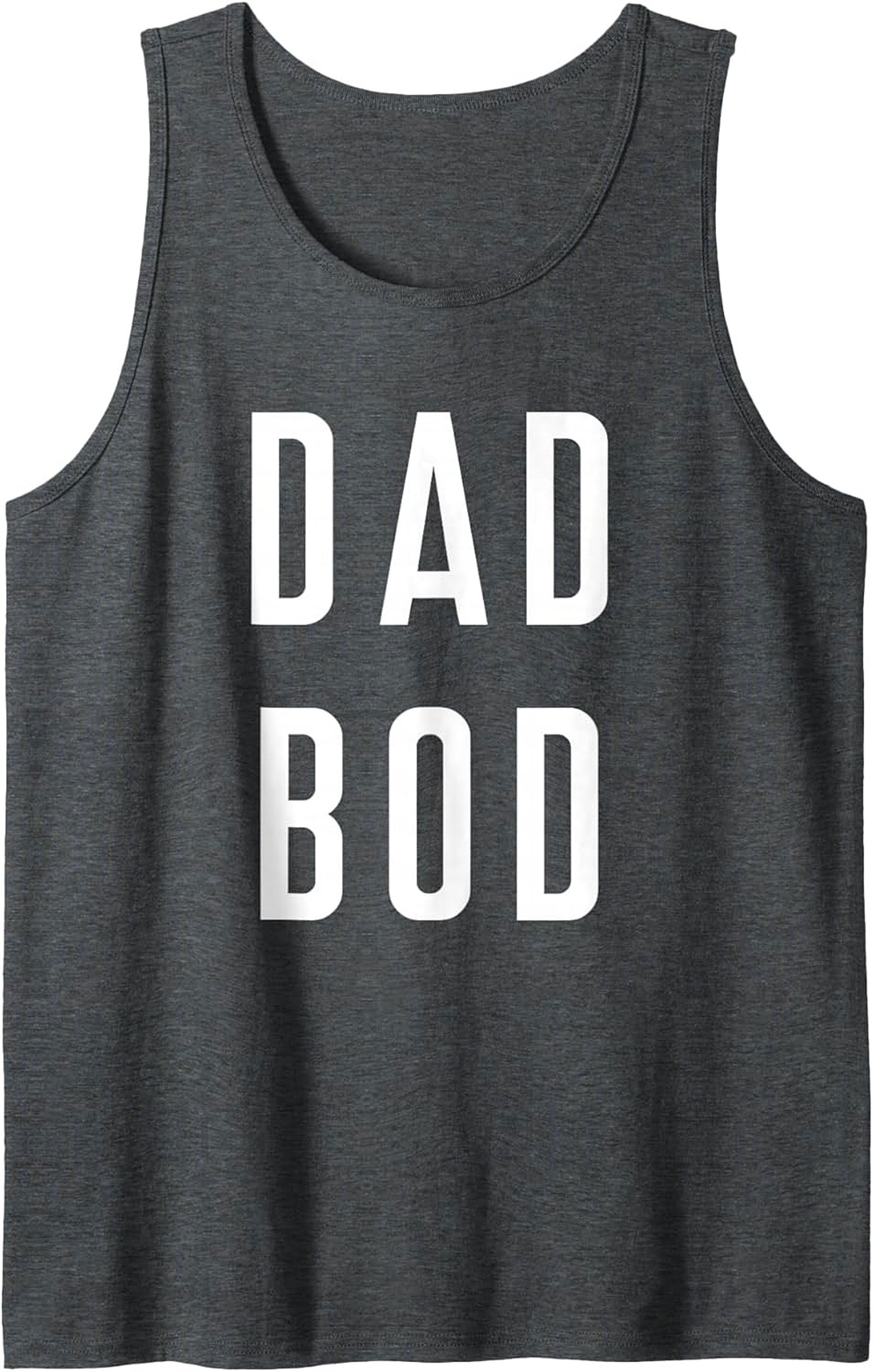 Dad Bod Tank Top Funny Sleeveless Shirt Summer Wear Gift