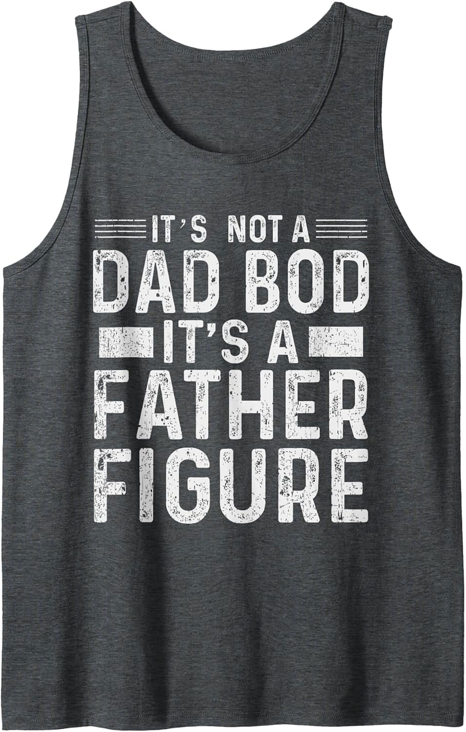 Funny Dad Bod Father Figure Graphic Tank Top Gift