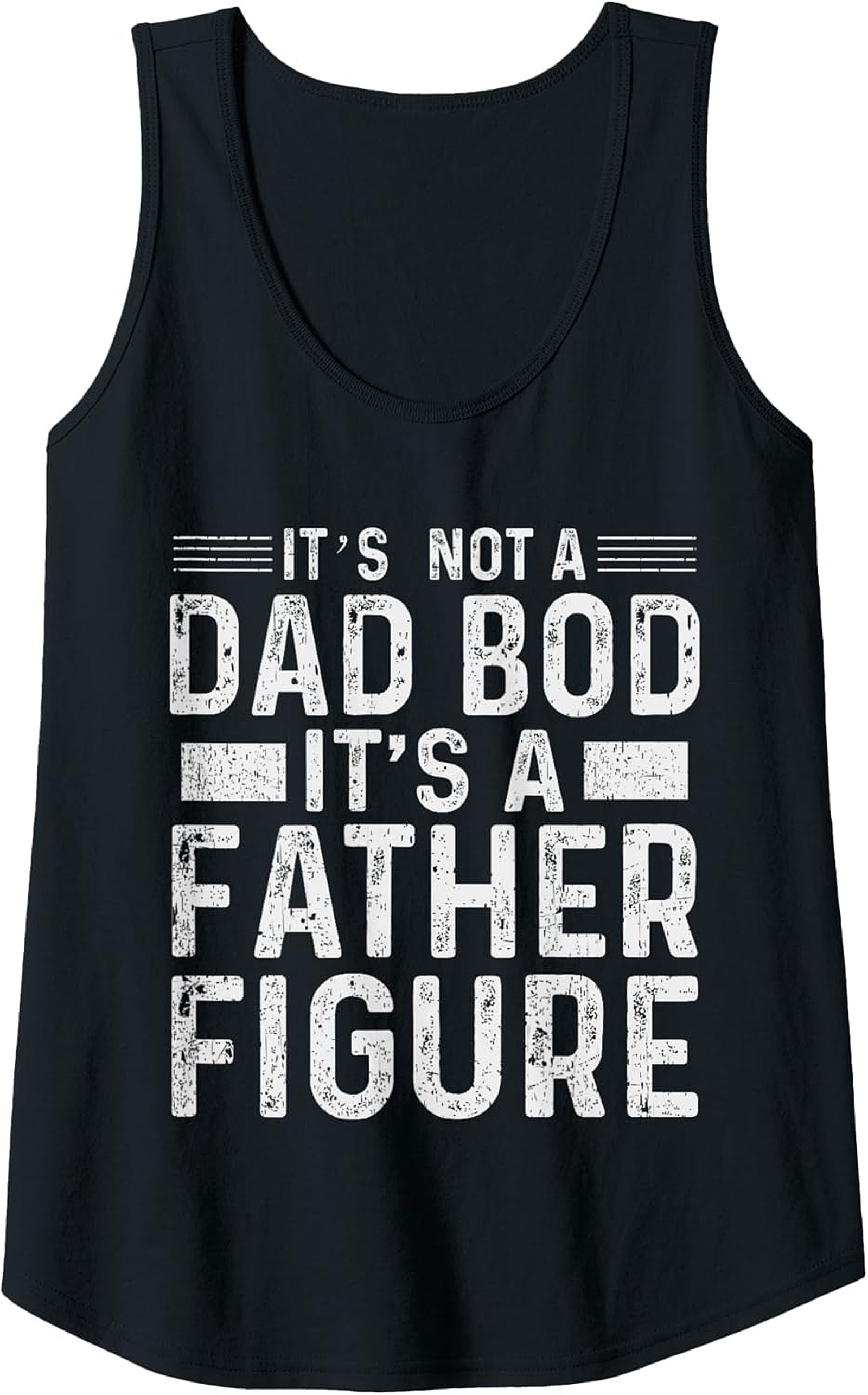 Funny Dad Bod Father Figure Graphic Tank Top Gift