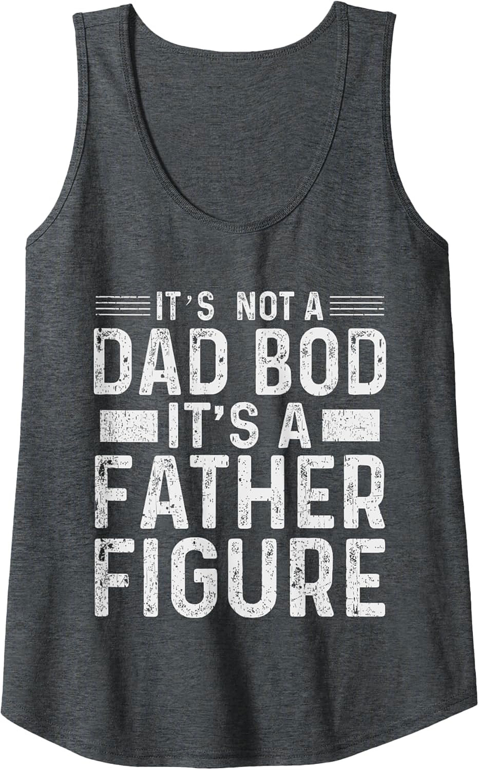 Funny Dad Bod Father Figure Graphic Tank Top Gift