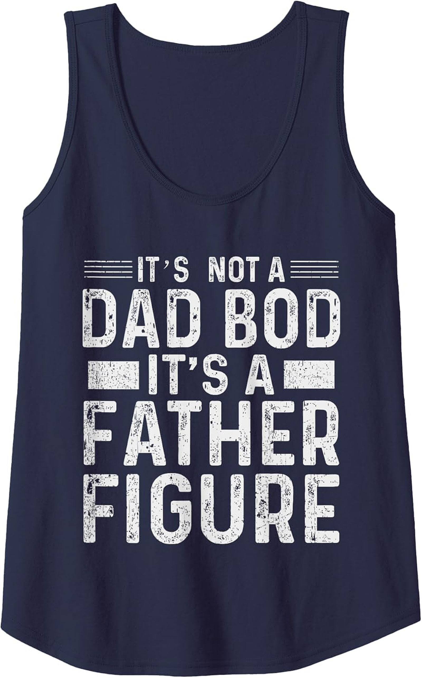 Funny Dad Bod Father Figure Graphic Tank Top Gift