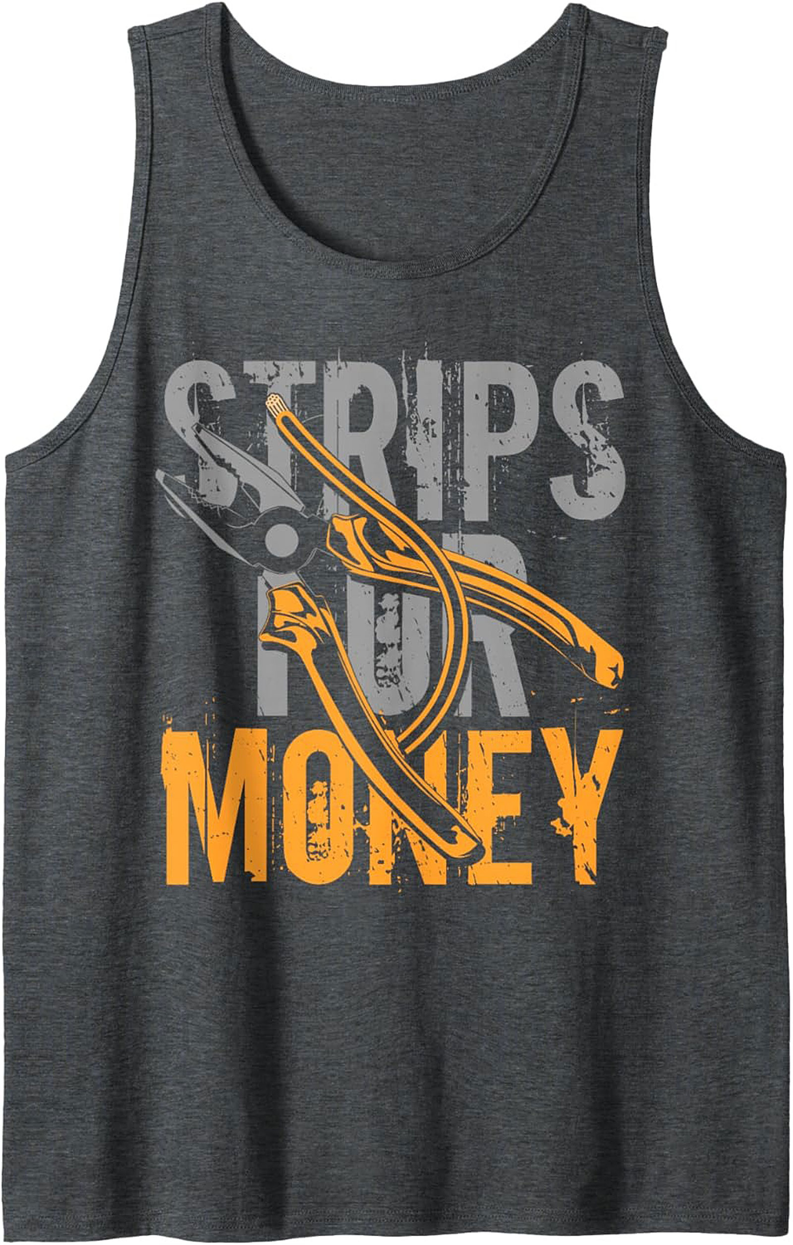 Electrician Tank Top Strips for Money Graphic Tank 