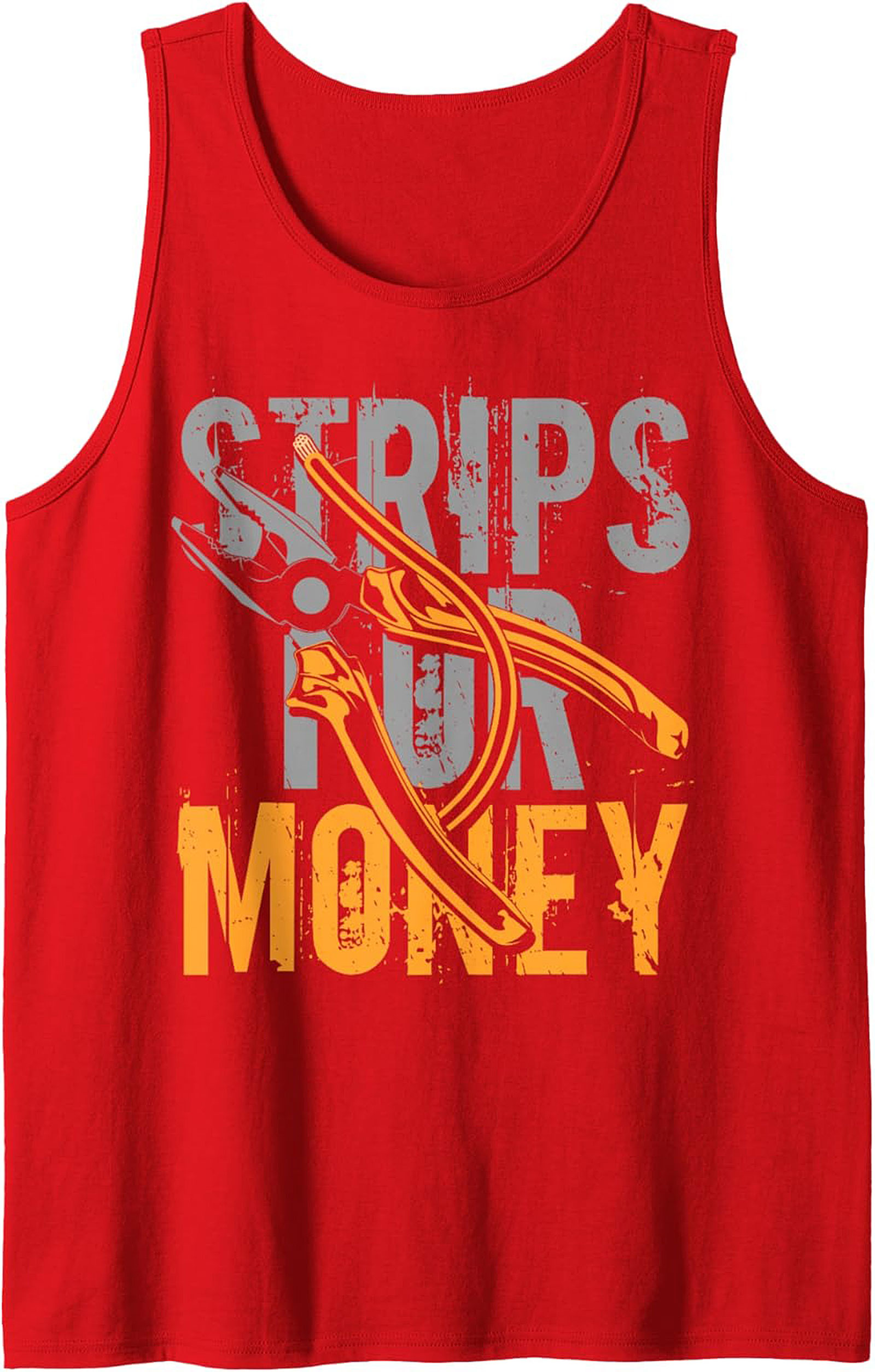 Electrician Tank Top Strips for Money Graphic Tank 