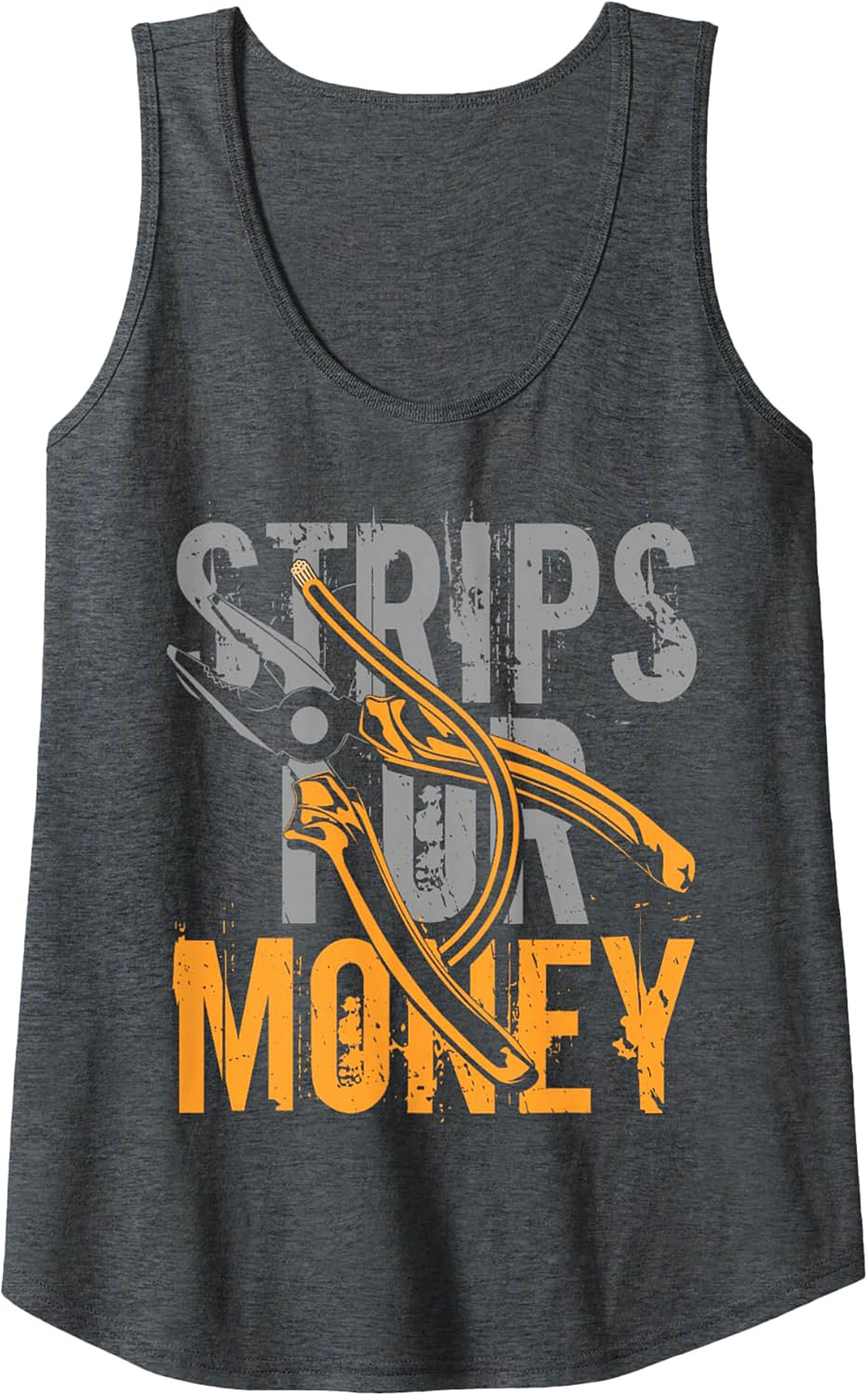 Electrician Tank Top Strips for Money Graphic Tank 