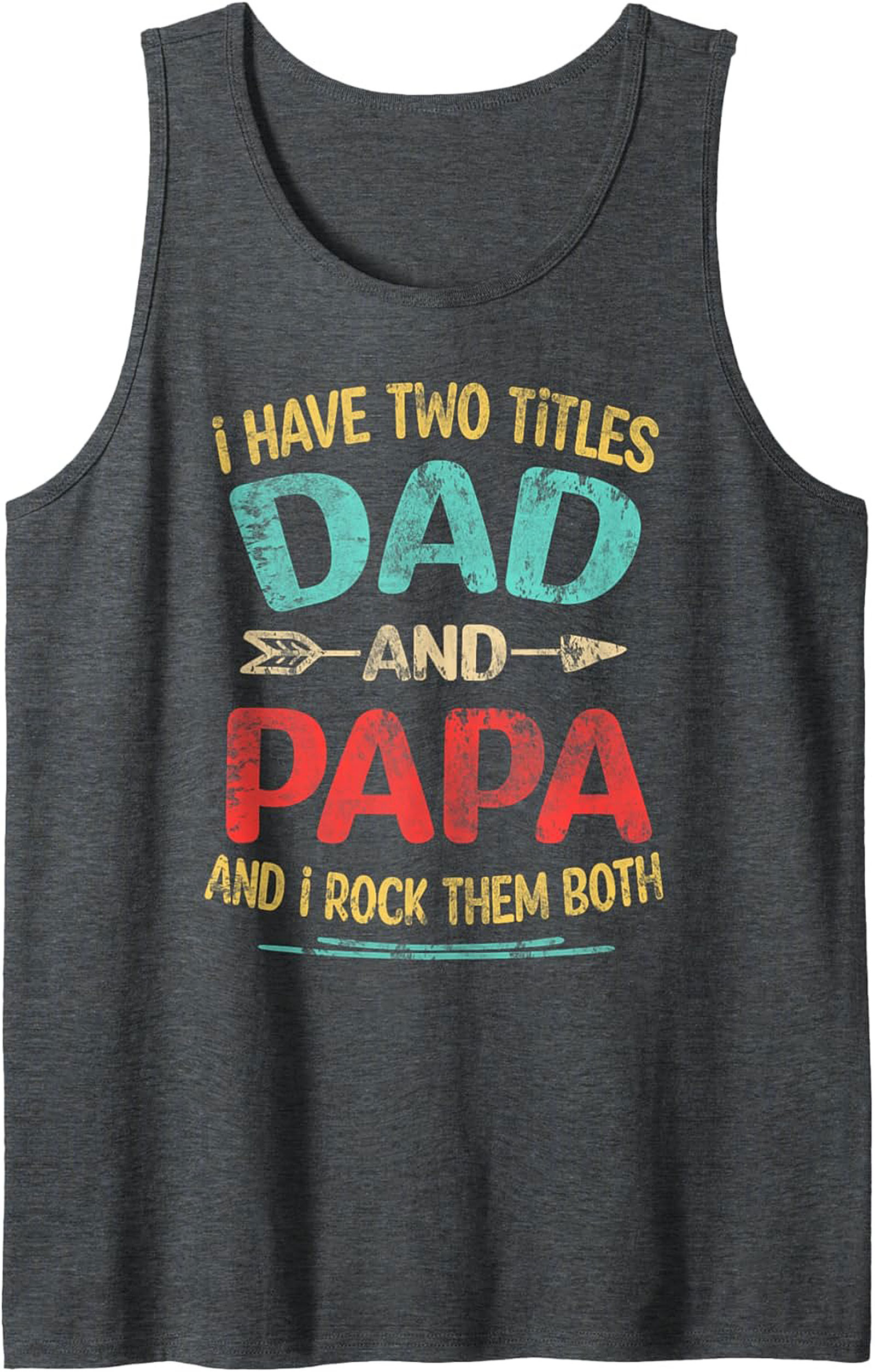 Dad and Papa Graphic Tank Father's Day Gift