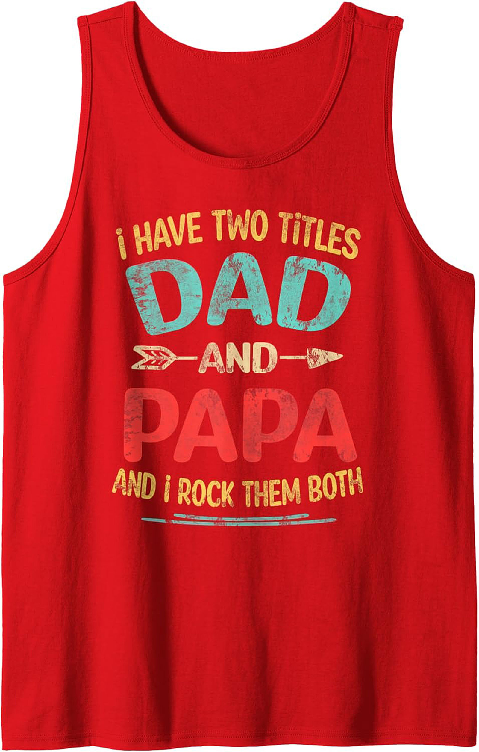 Dad and Papa Graphic Tank Father's Day Gift