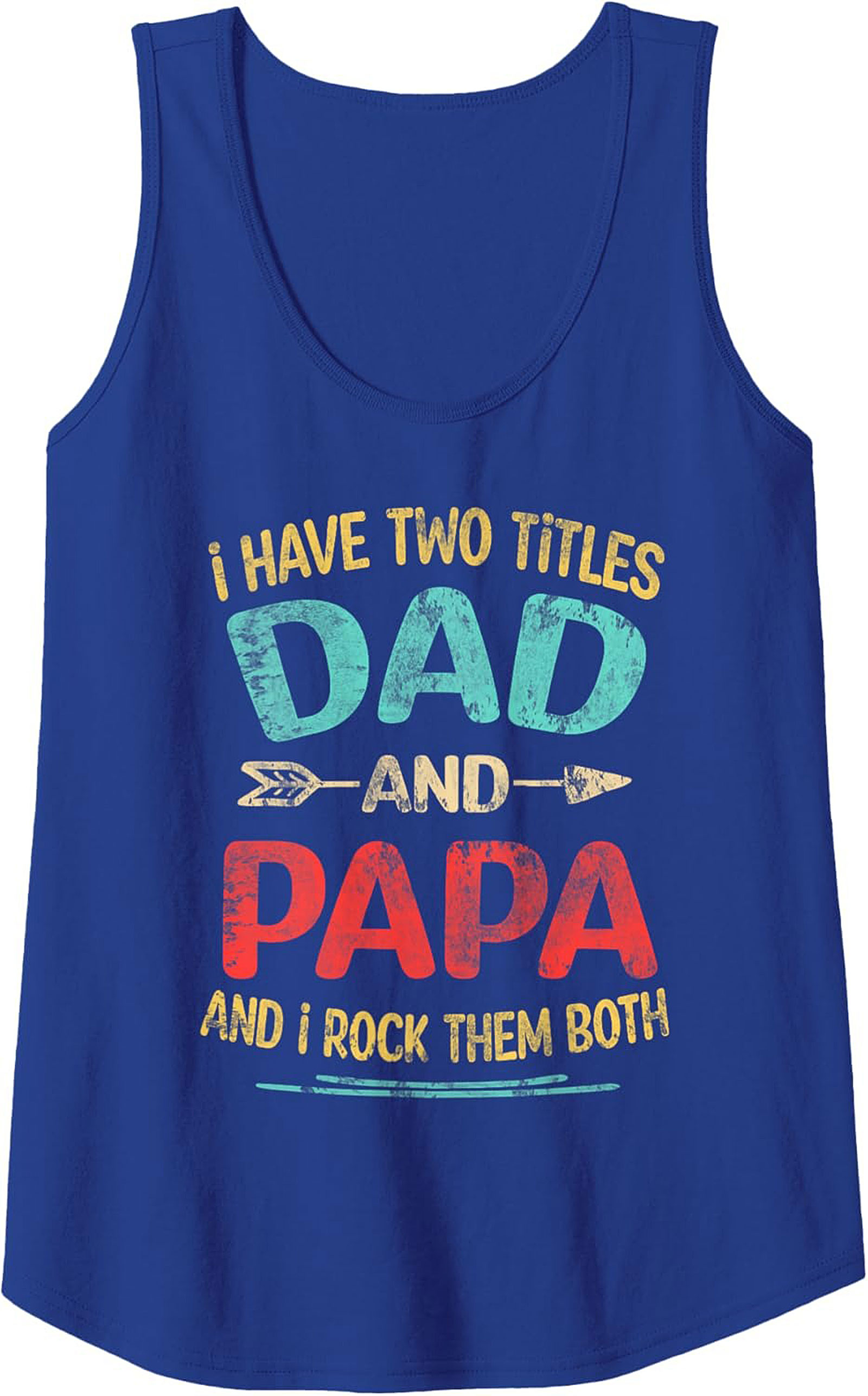 Dad and Papa Graphic Tank Father's Day Gift