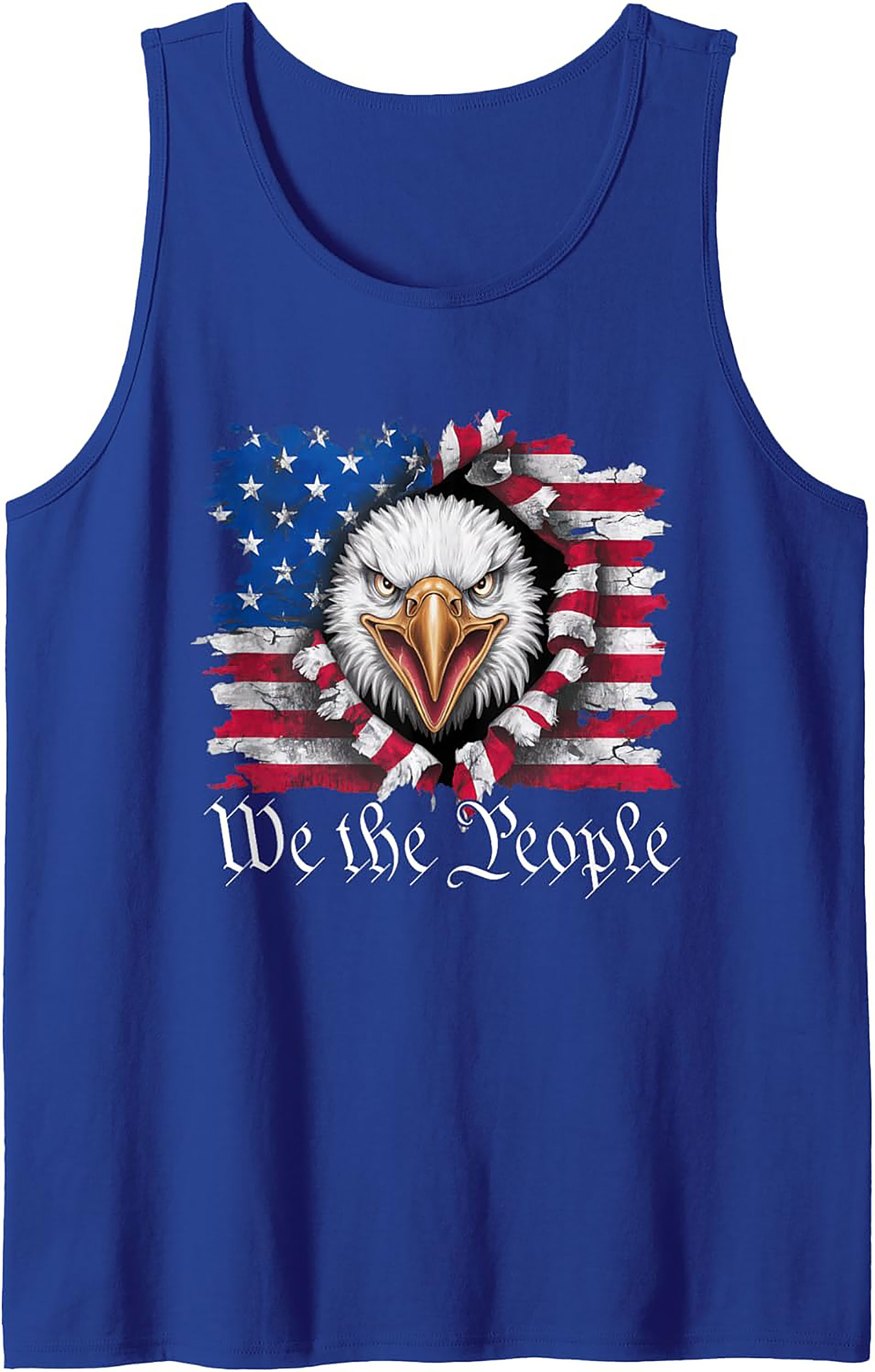 Patriotic Eagle Graphic Tank Top | We the People Freedom Shirt