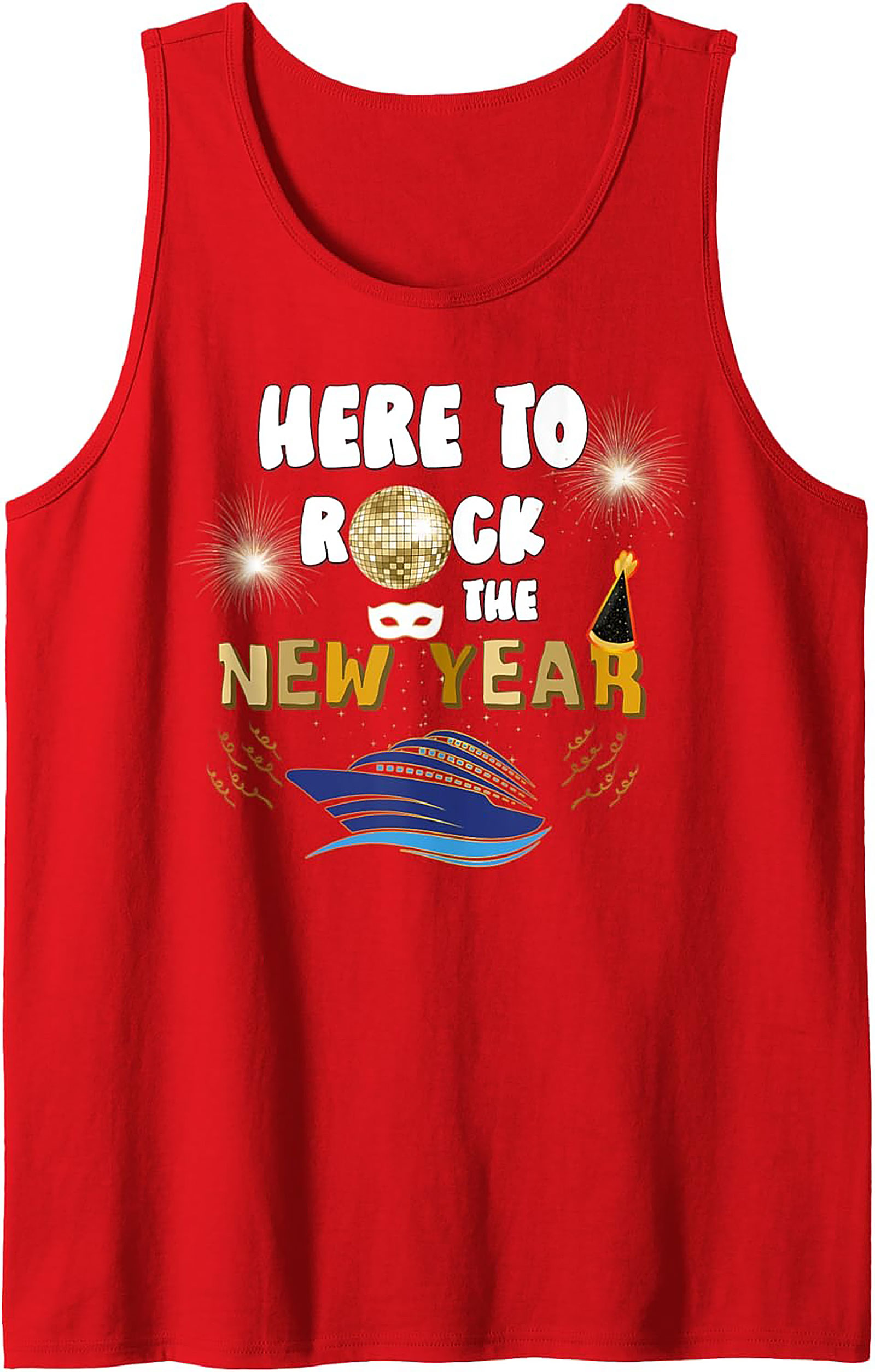 New Year's Cruise Tank Top Rock The New Year!