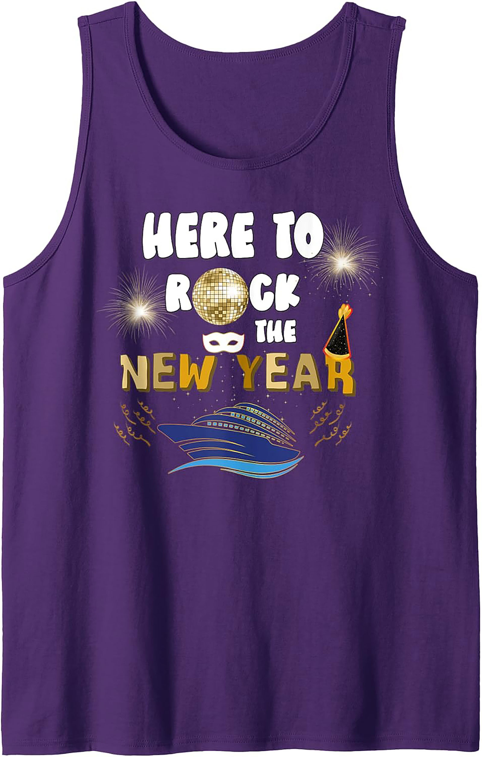 New Year's Cruise Tank Top Rock The New Year!