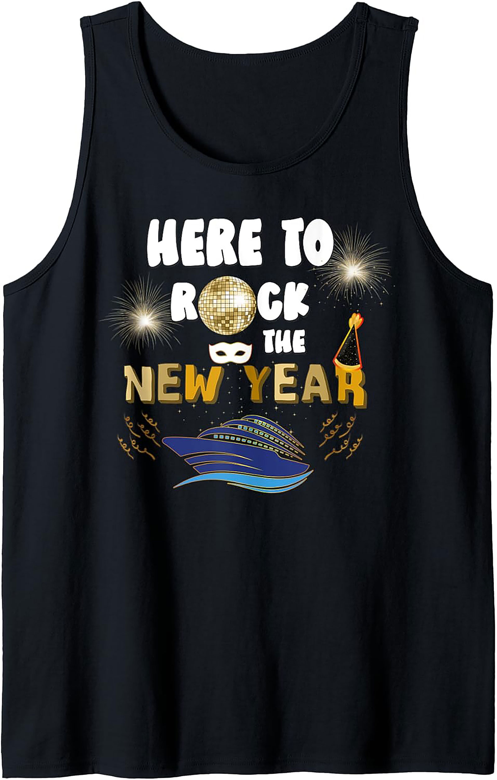 New Year's Cruise Tank Top Rock The New Year!