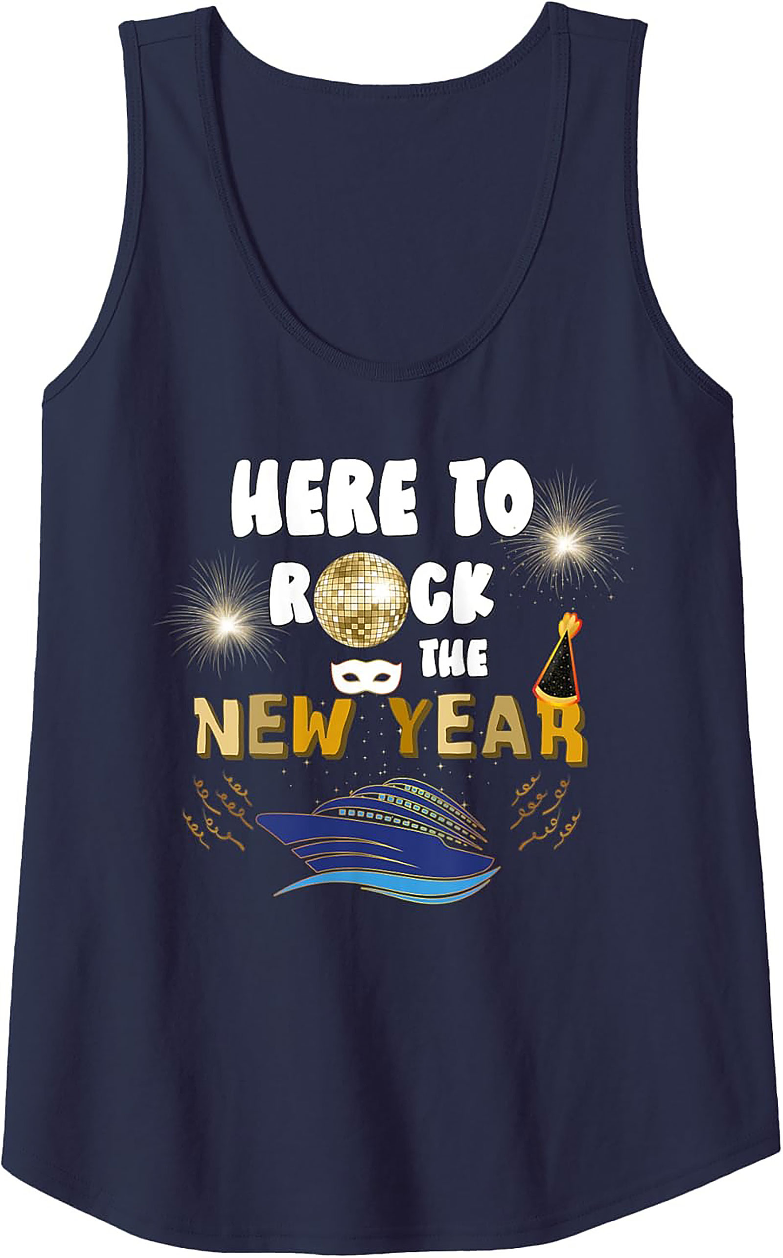 New Year's Cruise Tank Top Rock The New Year!