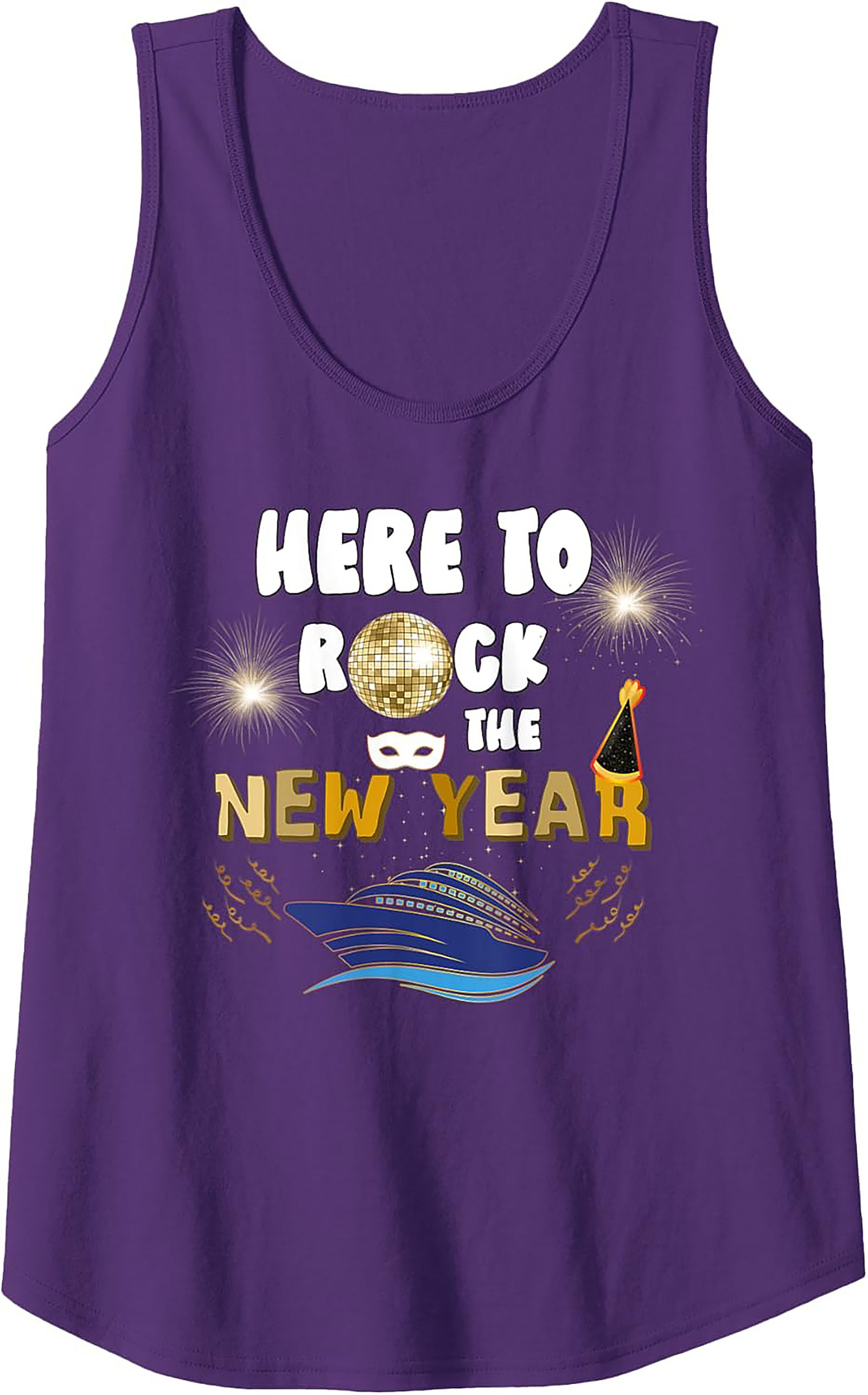 New Year's Cruise Tank Top Rock The New Year!