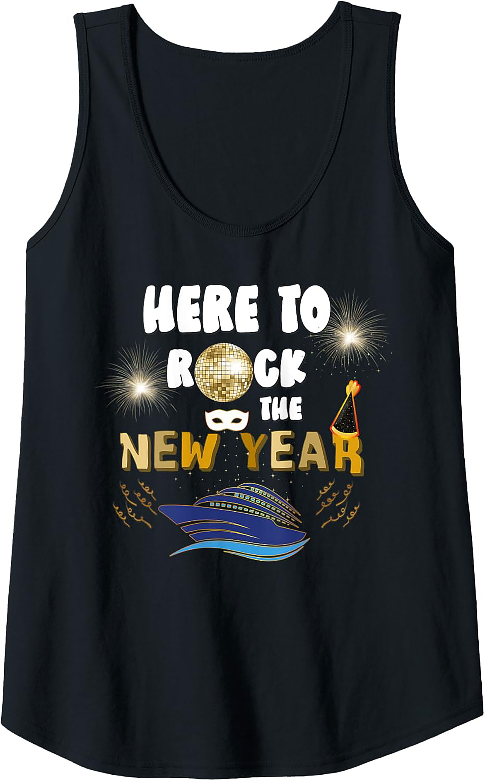 New Year's Cruise Tank Top Rock The New Year!