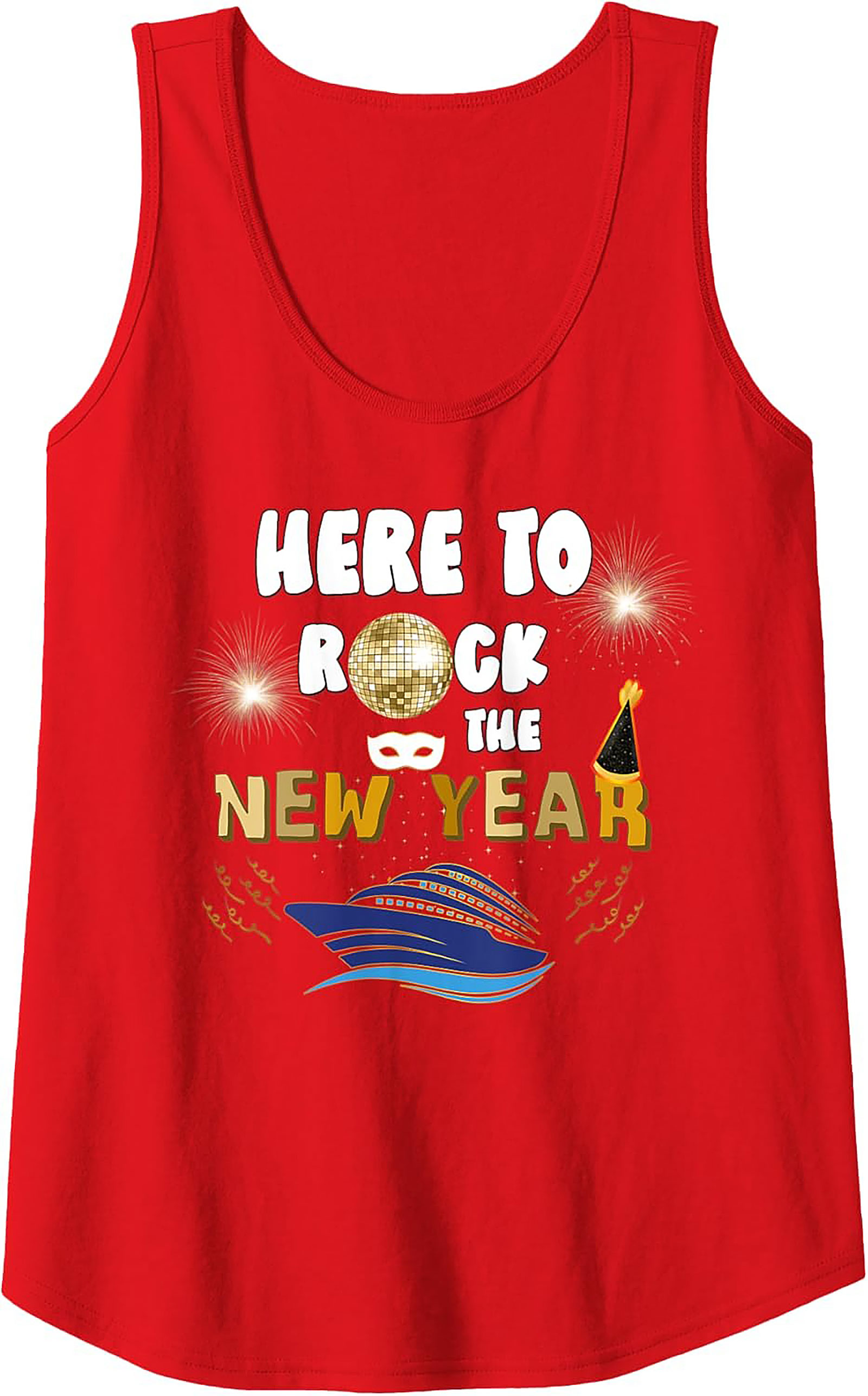 New Year's Cruise Tank Top Rock The New Year!