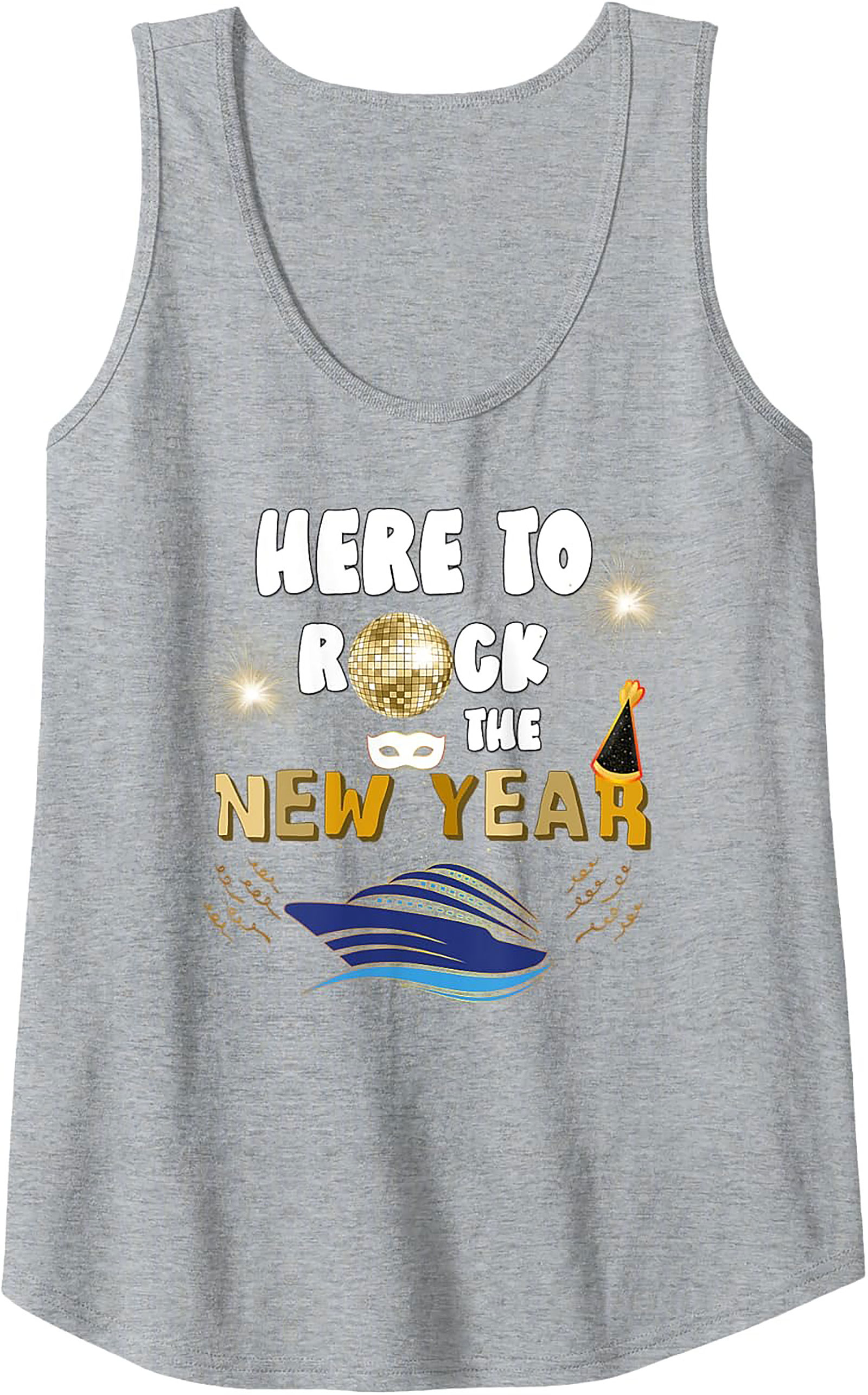 New Year's Cruise Tank Top Rock The New Year!