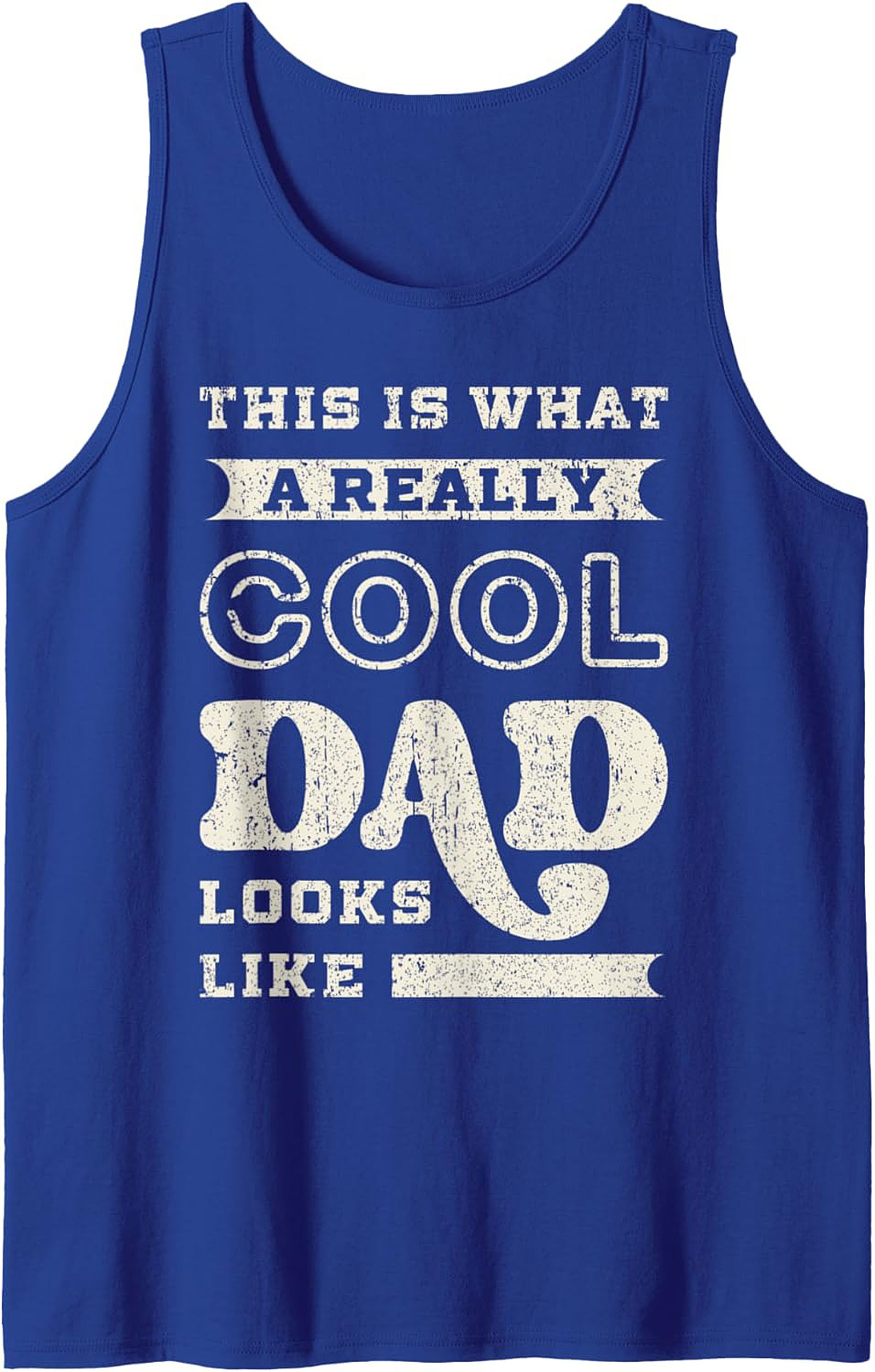 Cool Dad Graphic Tank Top Funny Father's Day Sleeveless Tee