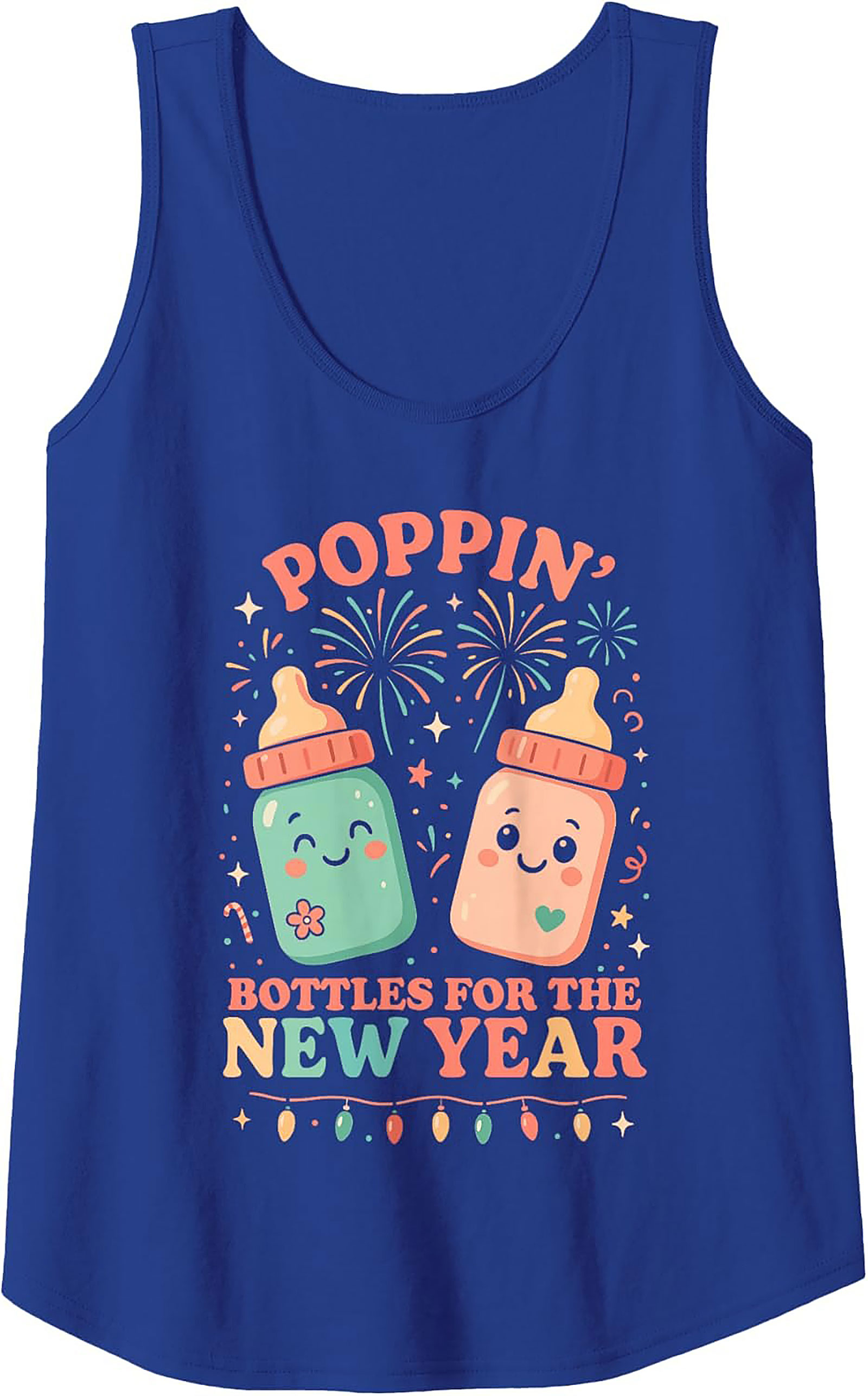 Funny Poppin' Bottles New Year Baby Tank Top Gift