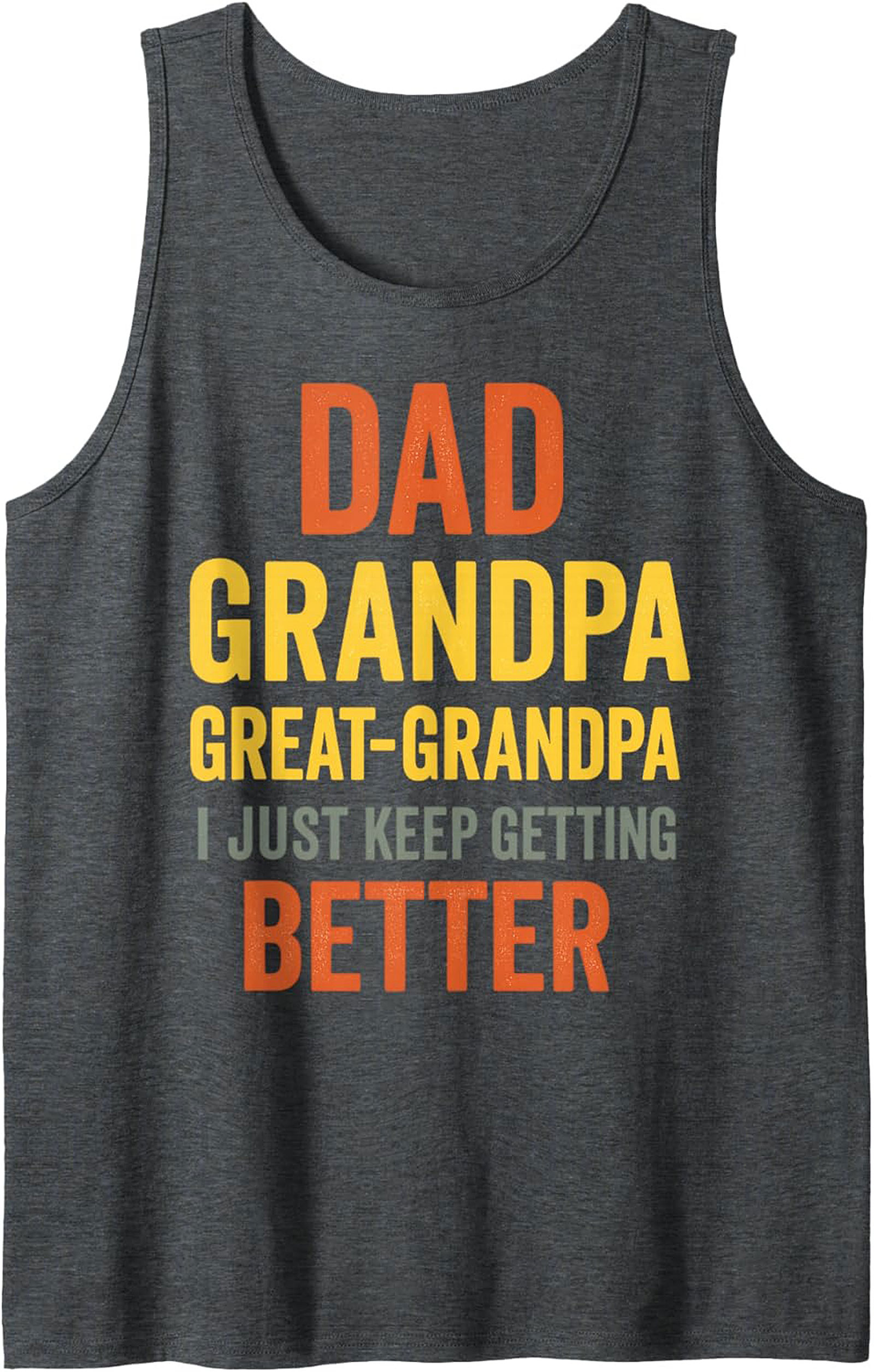 Great-Grandpa Tank Top Funny Dad Grandpa Sleeveless Shirt