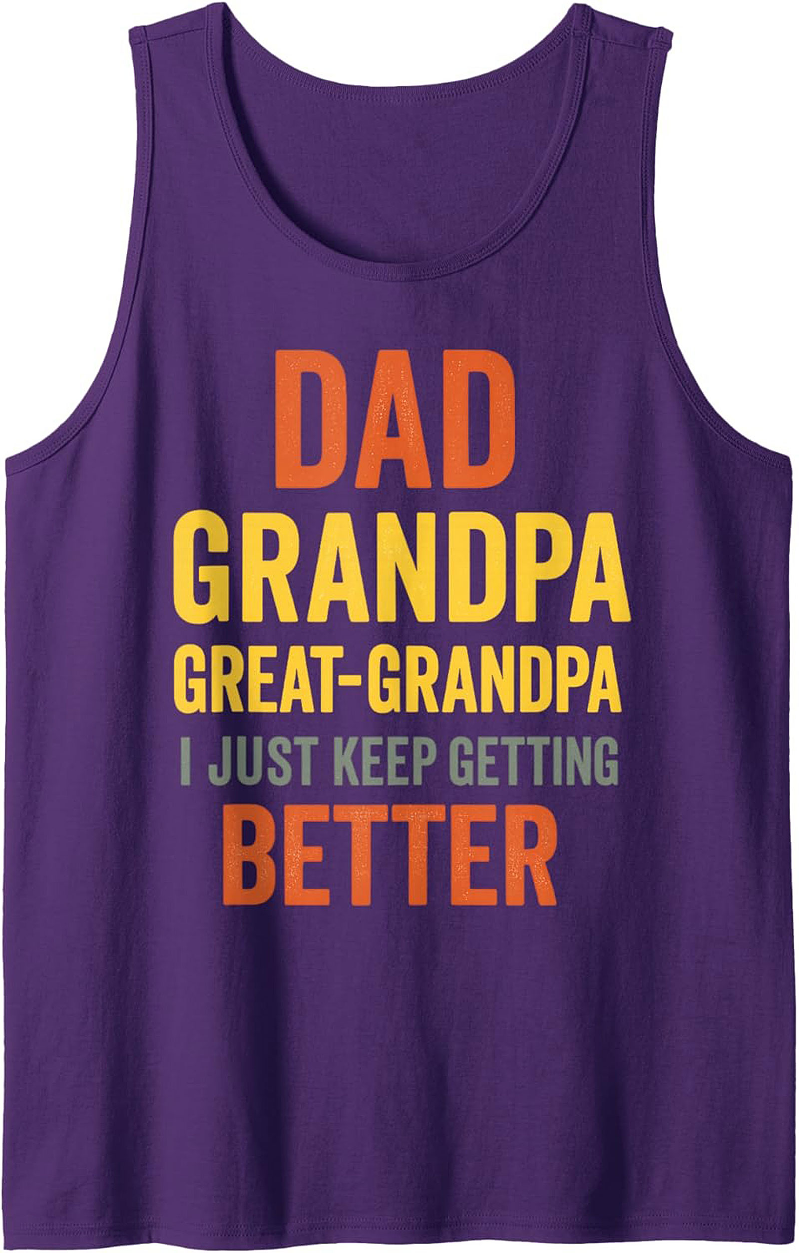 Great-Grandpa Tank Top Funny Dad Grandpa Sleeveless Shirt