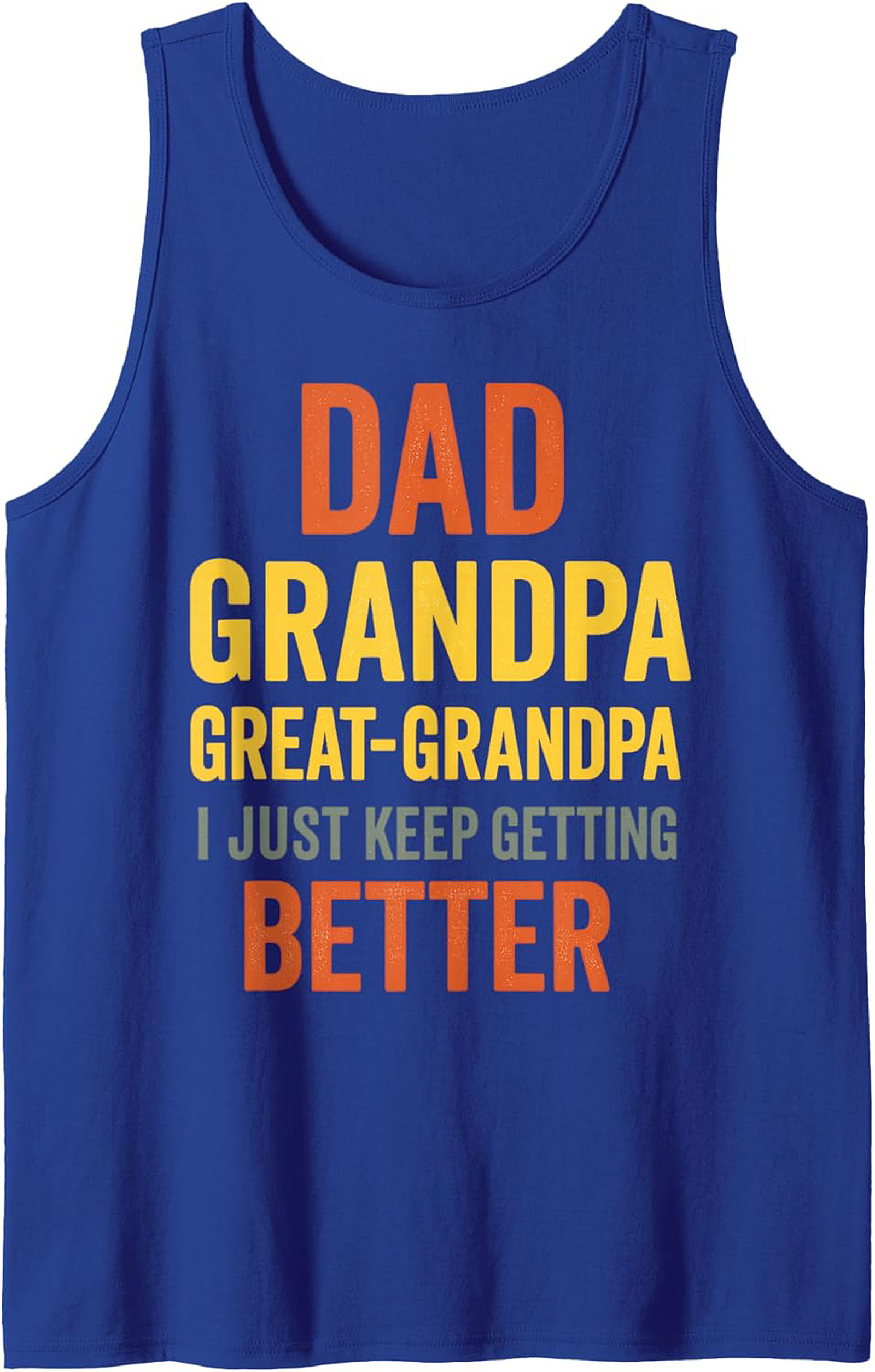 Great-Grandpa Tank Top Funny Dad Grandpa Sleeveless Shirt
