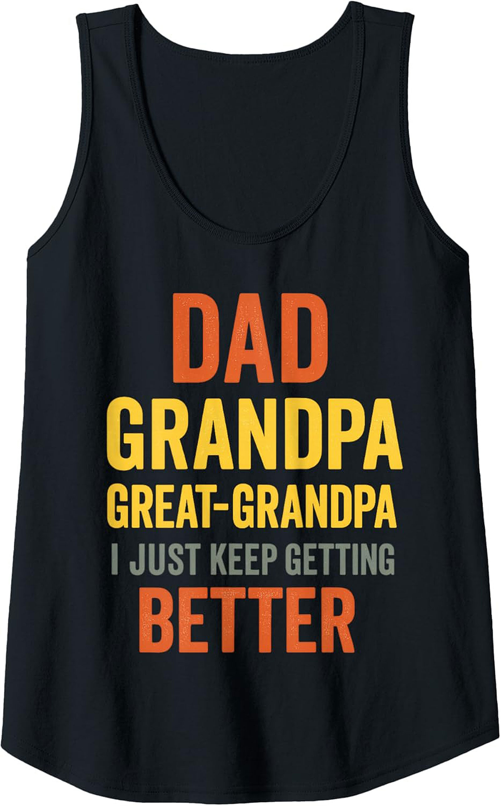 Great-Grandpa Tank Top Funny Dad Grandpa Sleeveless Shirt