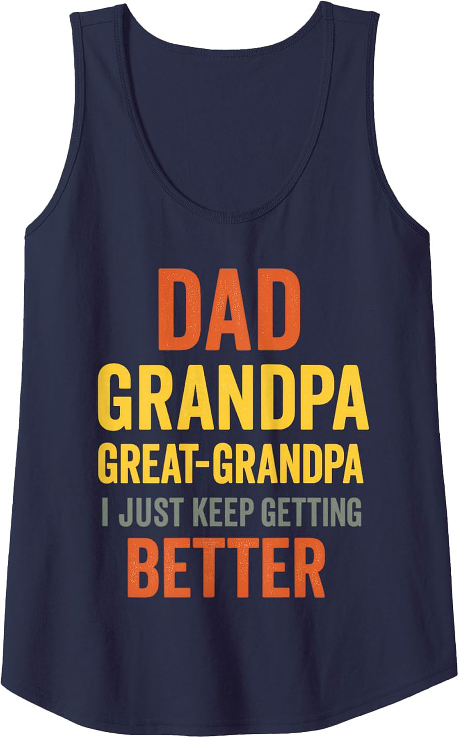 Great-Grandpa Tank Top Funny Dad Grandpa Sleeveless Shirt