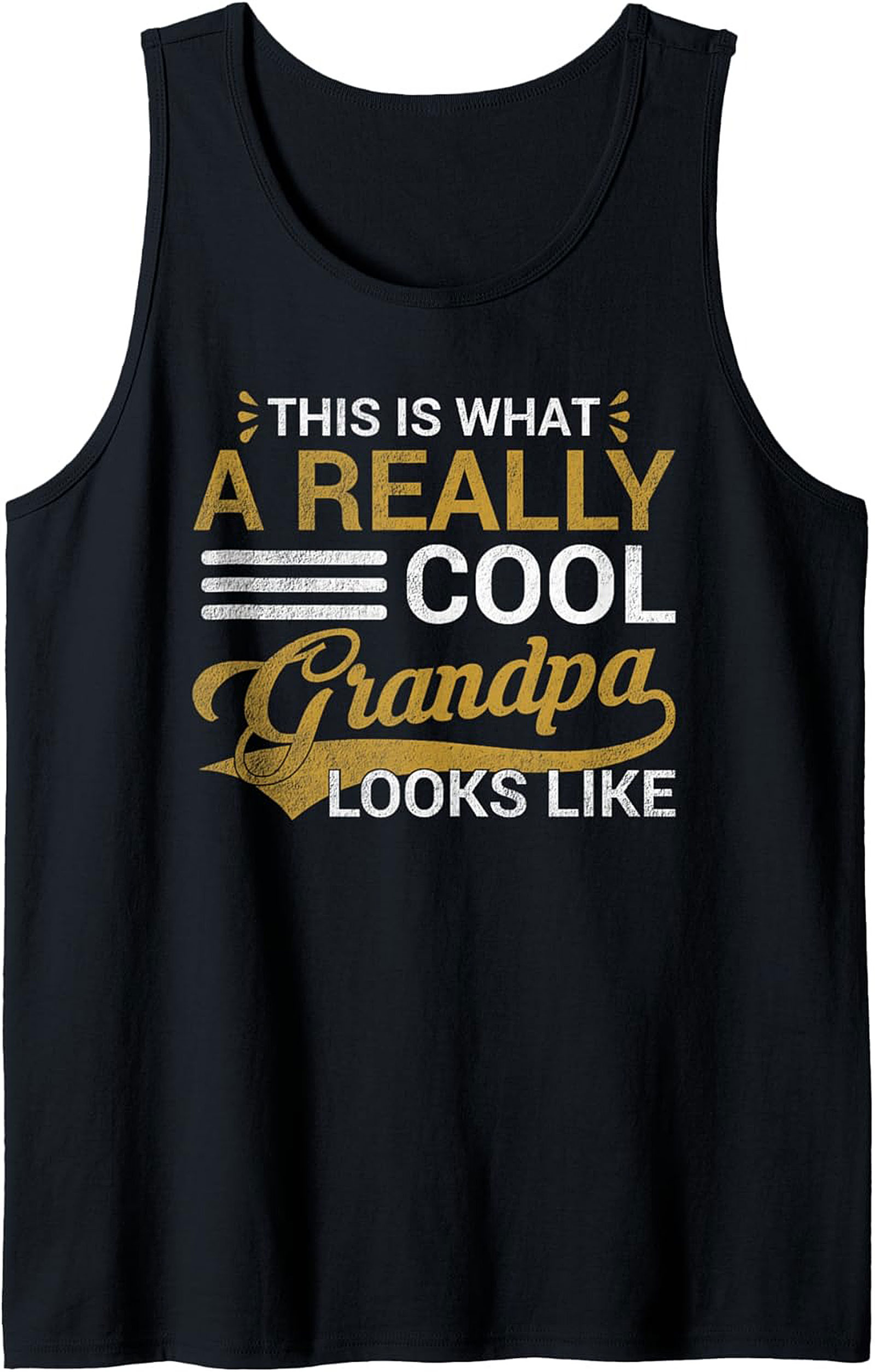 Cool Grandpa Graphic Tank Top Father's Day Gift Idea