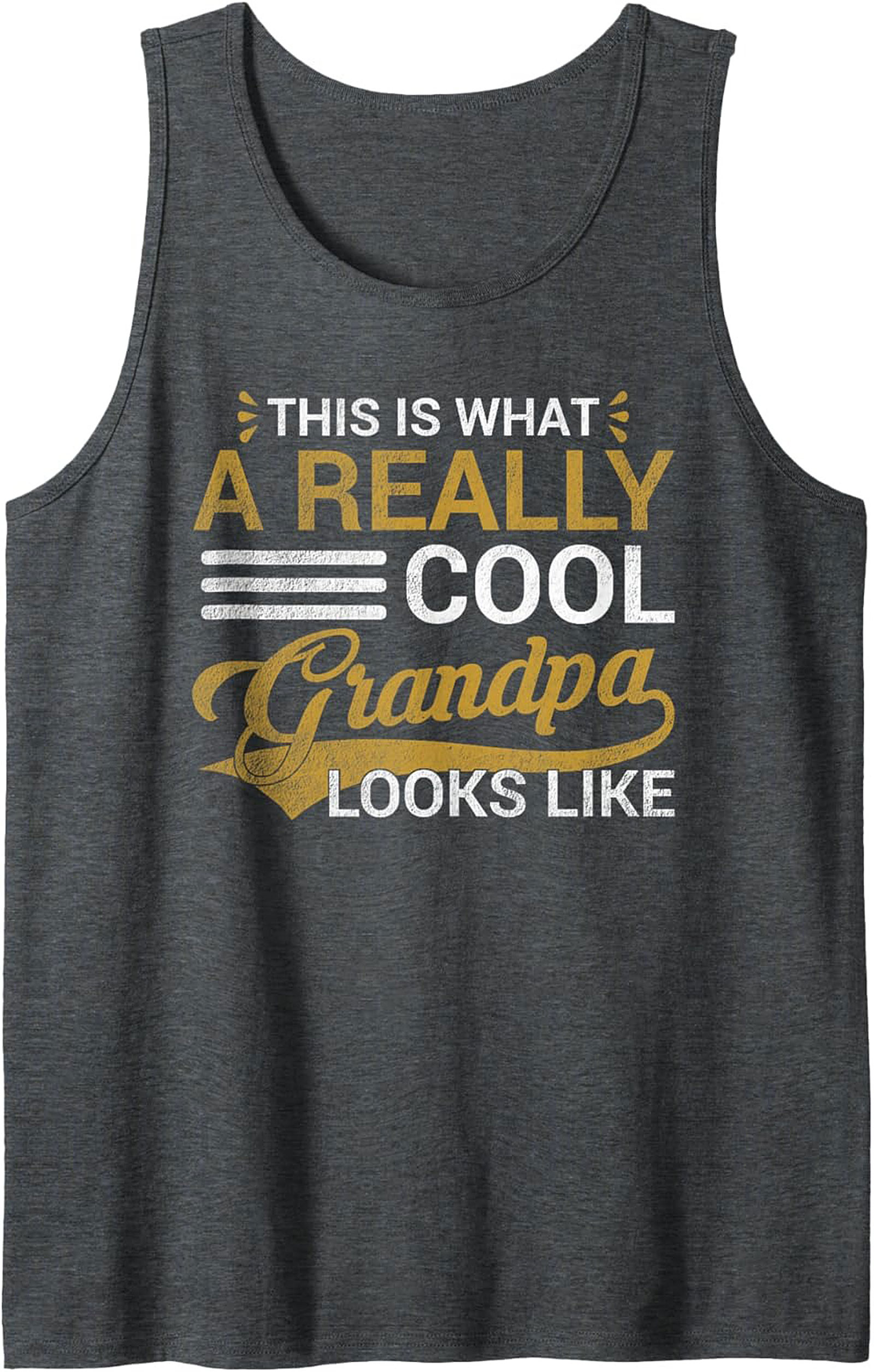 Cool Grandpa Graphic Tank Top Father's Day Gift Idea