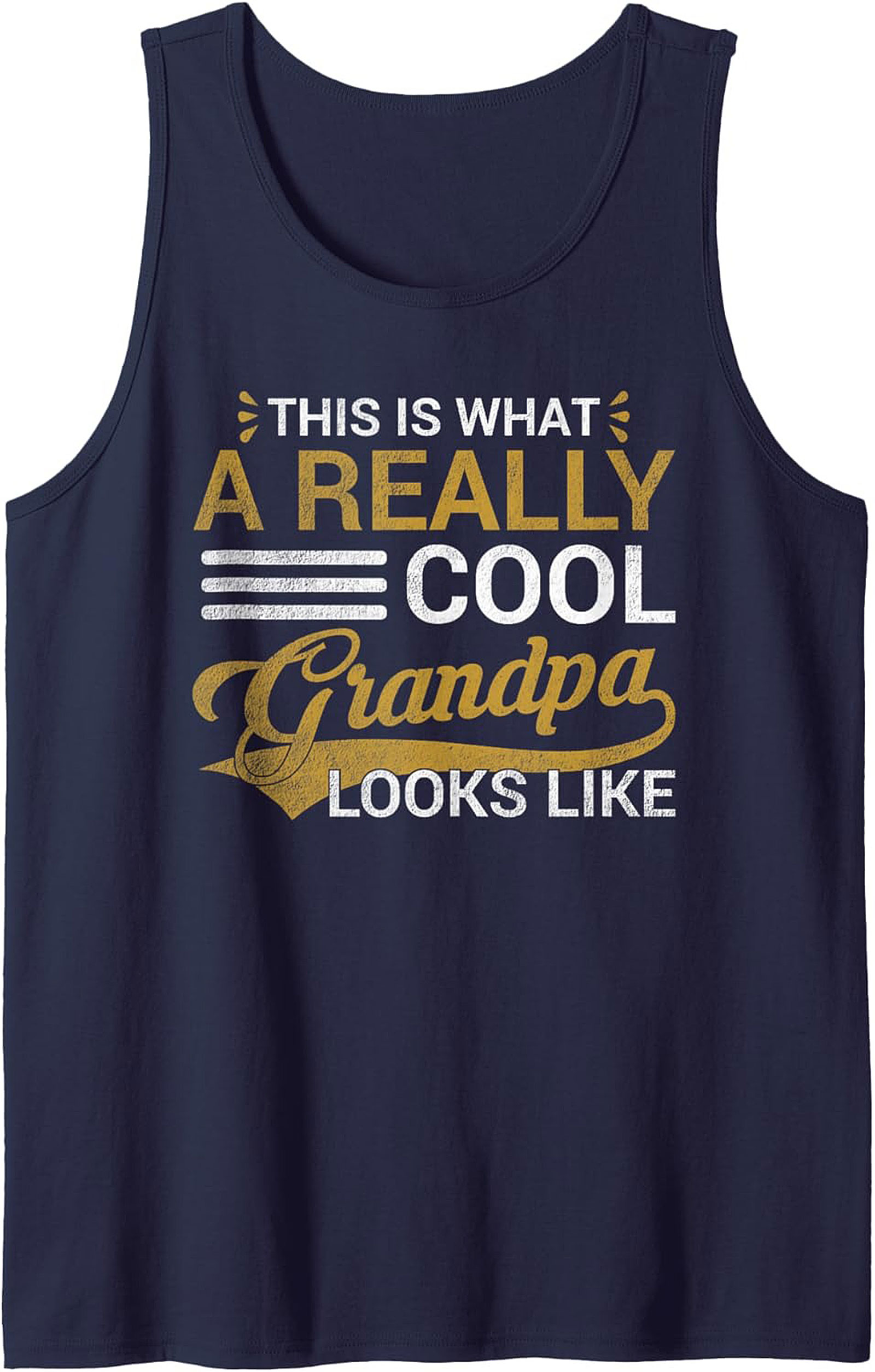 Cool Grandpa Graphic Tank Top Father's Day Gift Idea