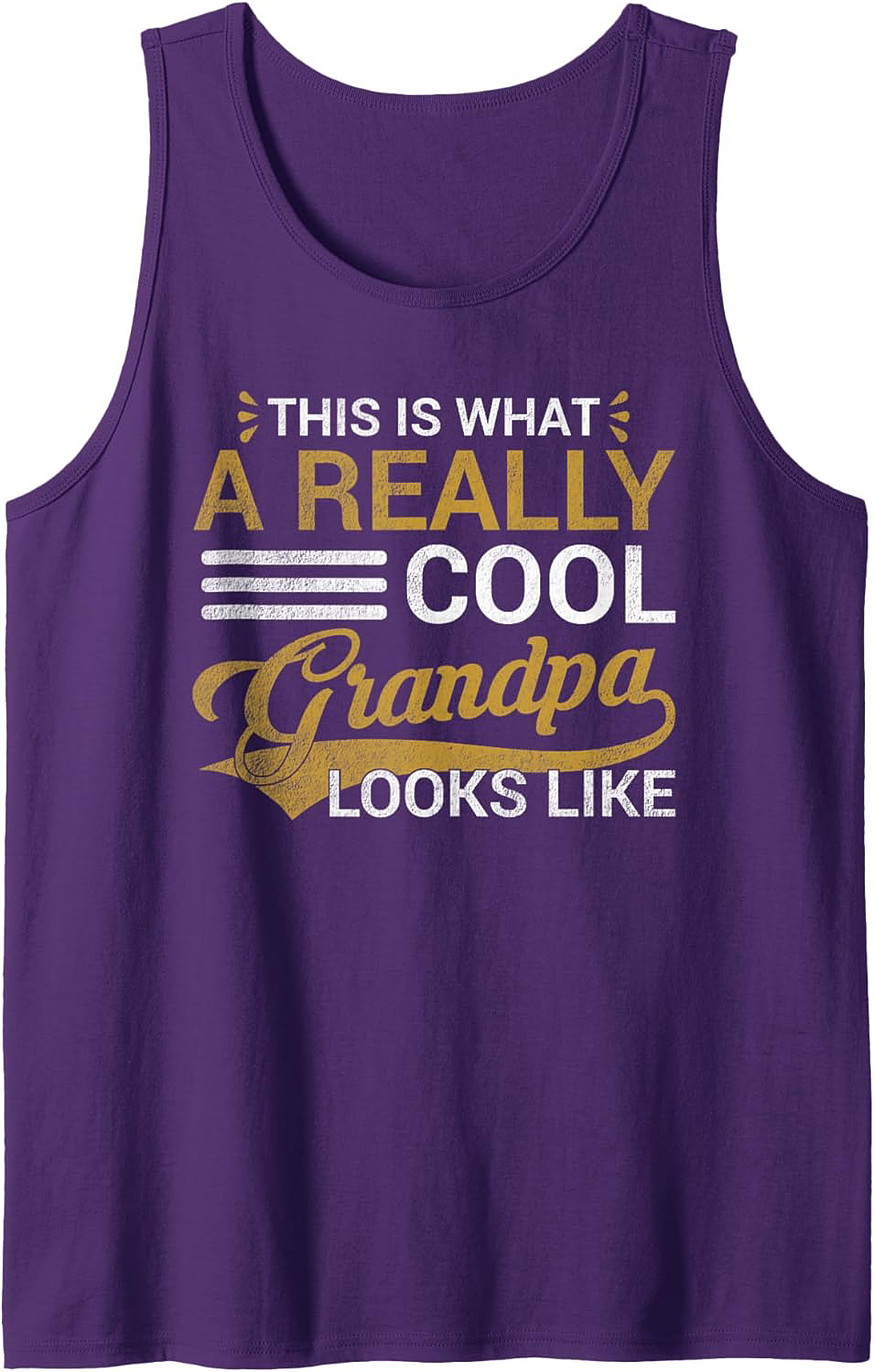 Cool Grandpa Graphic Tank Top Father's Day Gift Idea