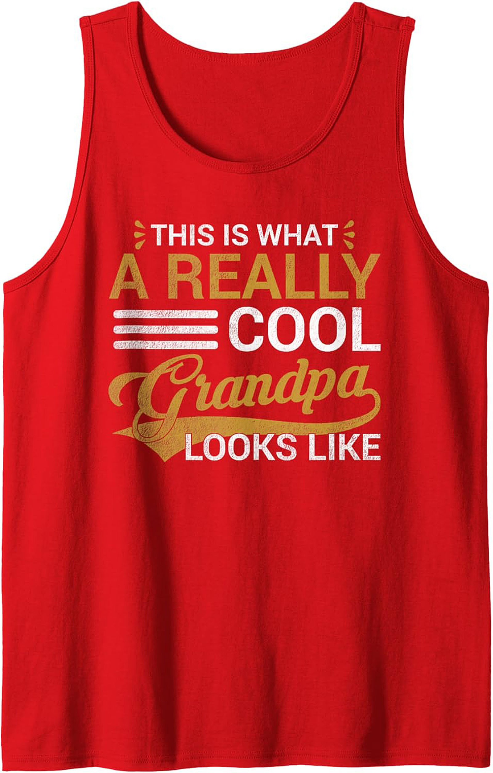 Cool Grandpa Graphic Tank Top Father's Day Gift Idea