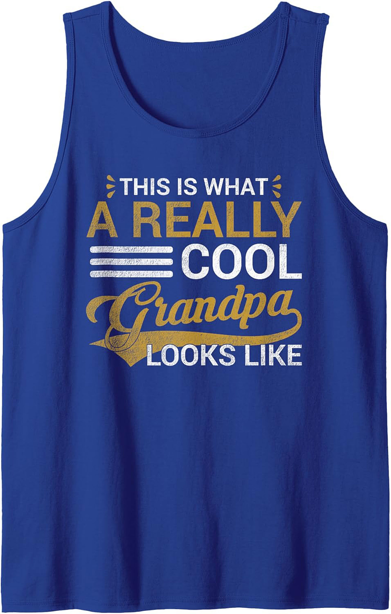 Cool Grandpa Graphic Tank Top Father's Day Gift Idea