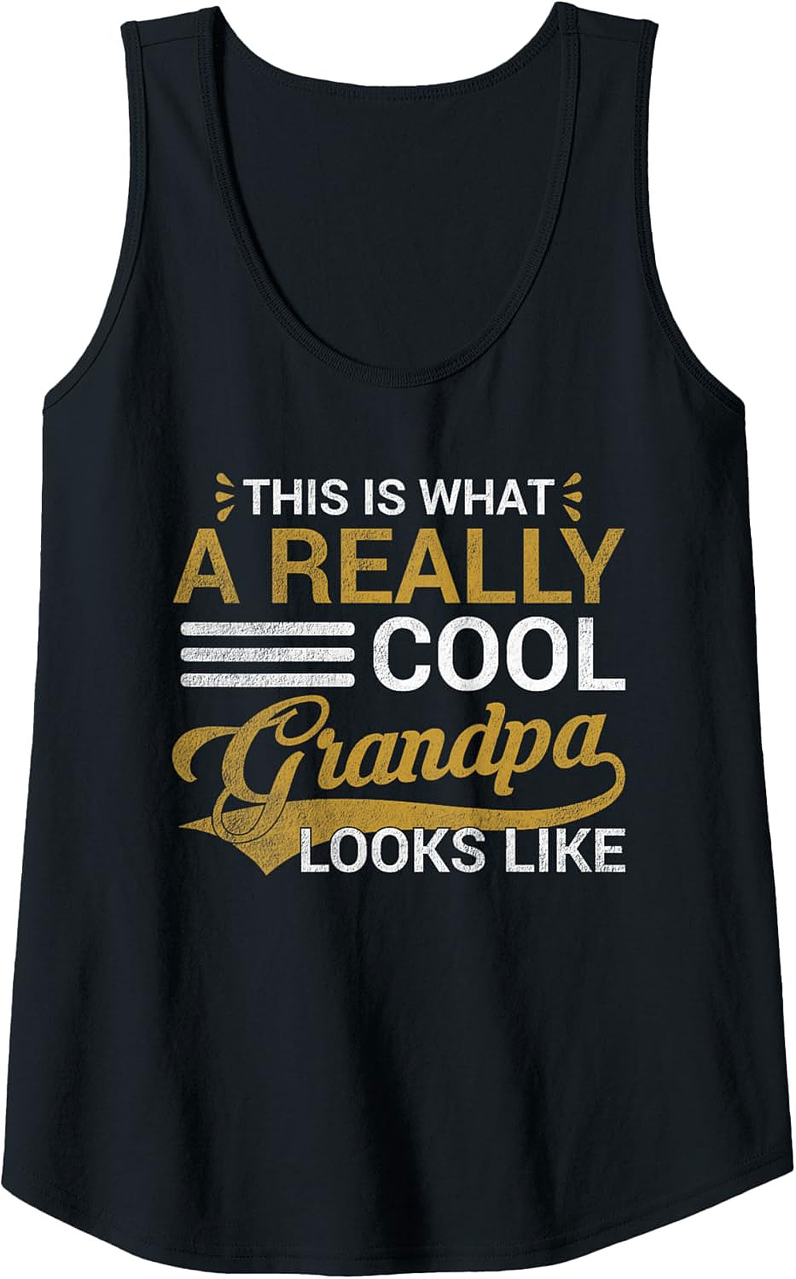 Cool Grandpa Graphic Tank Top Father's Day Gift Idea
