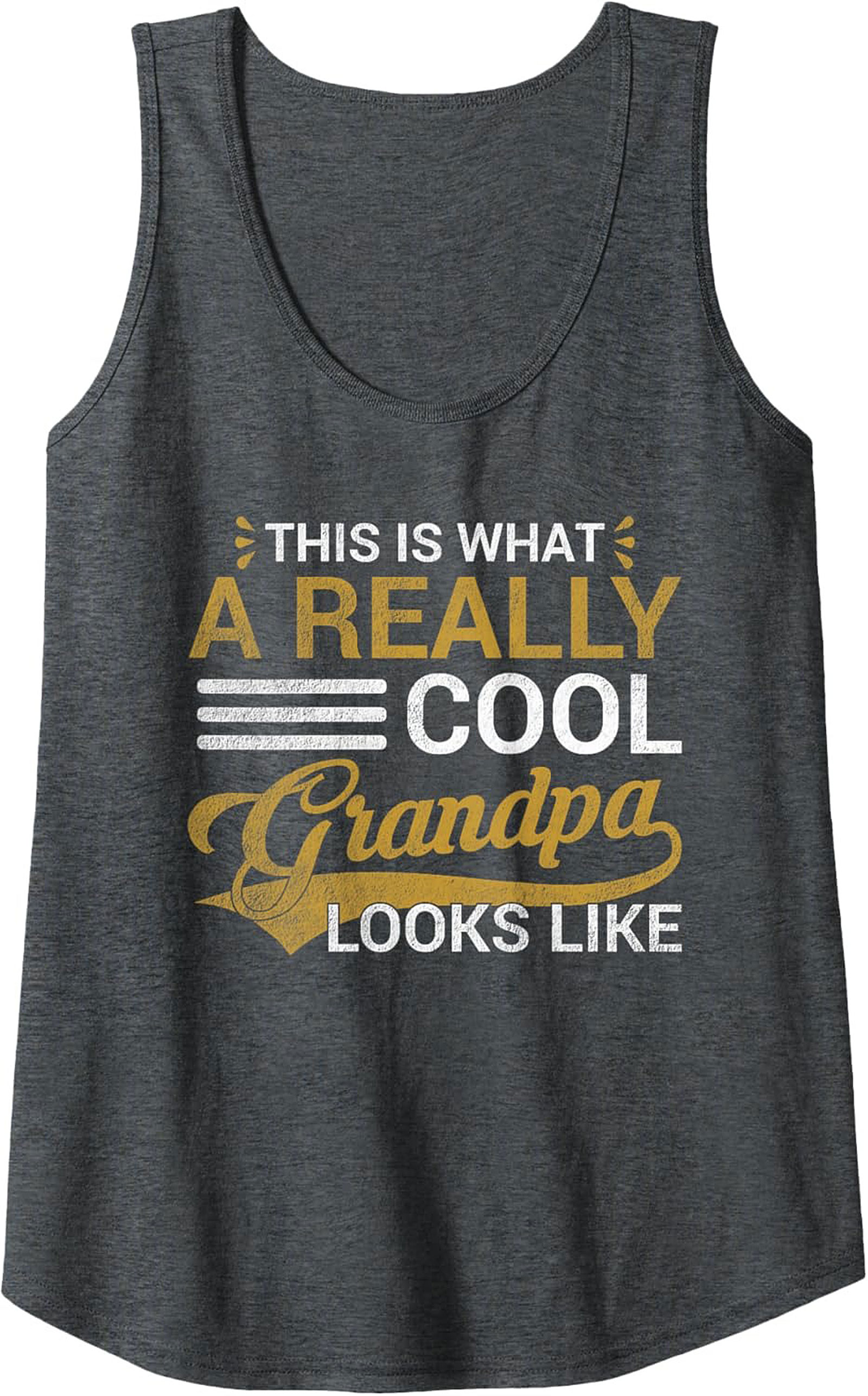 Cool Grandpa Graphic Tank Top Father's Day Gift Idea