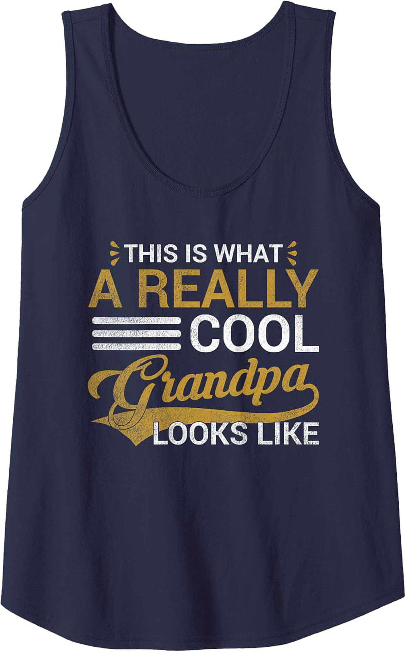 Cool Grandpa Graphic Tank Top Father's Day Gift Idea