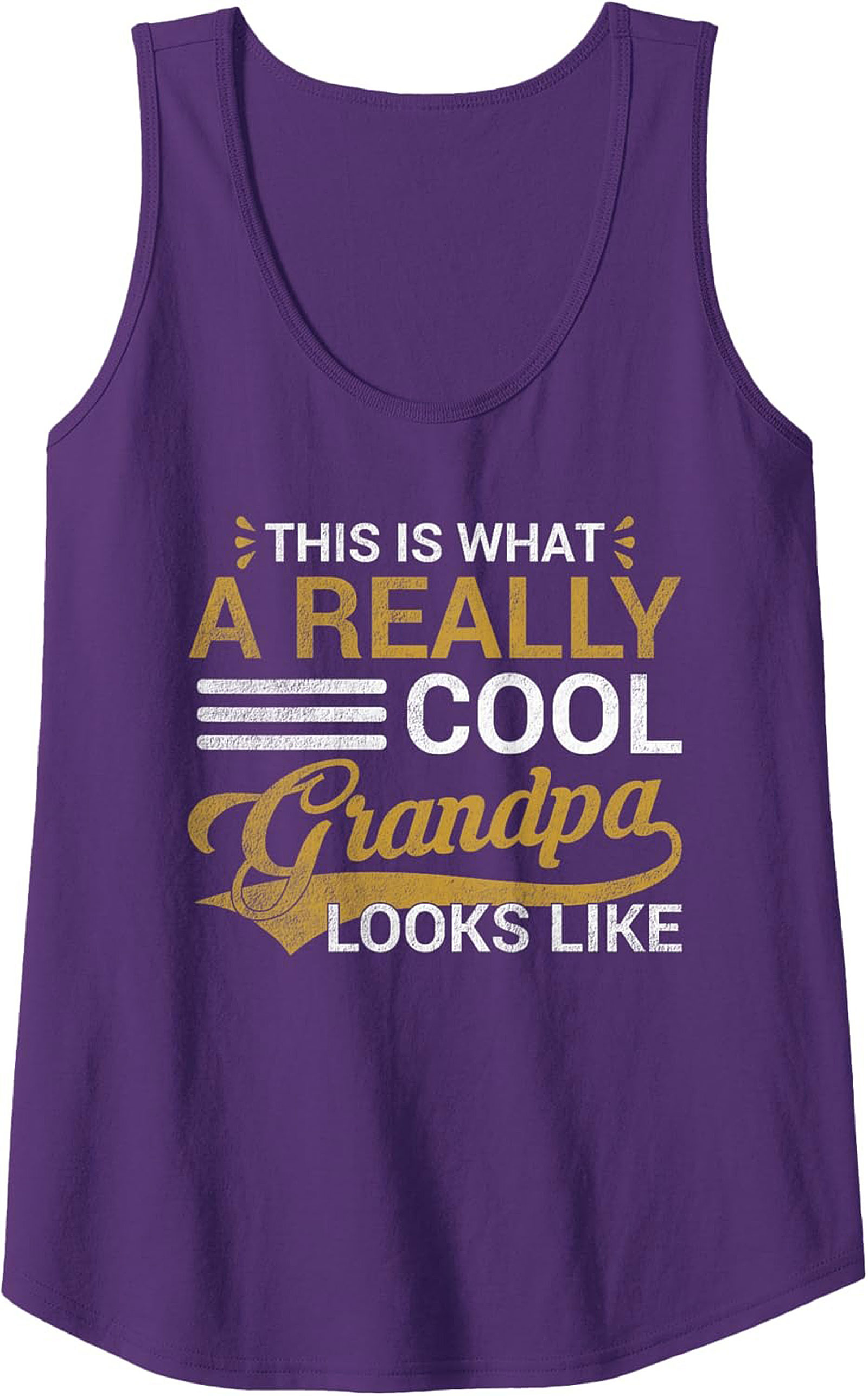Cool Grandpa Graphic Tank Top Father's Day Gift Idea