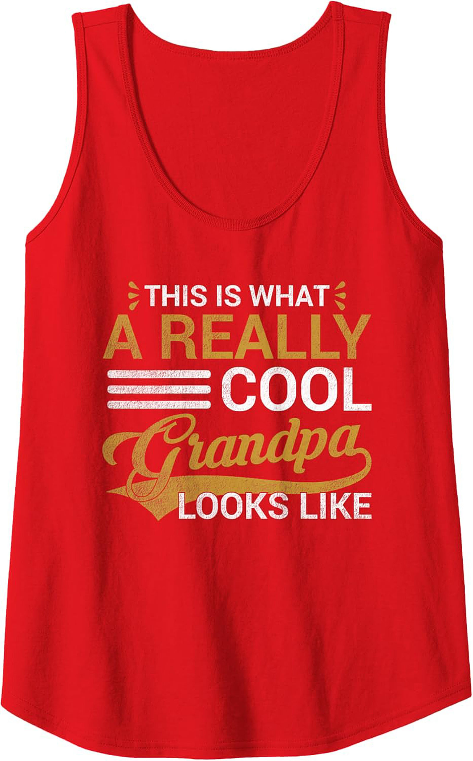 Cool Grandpa Graphic Tank Top Father's Day Gift Idea